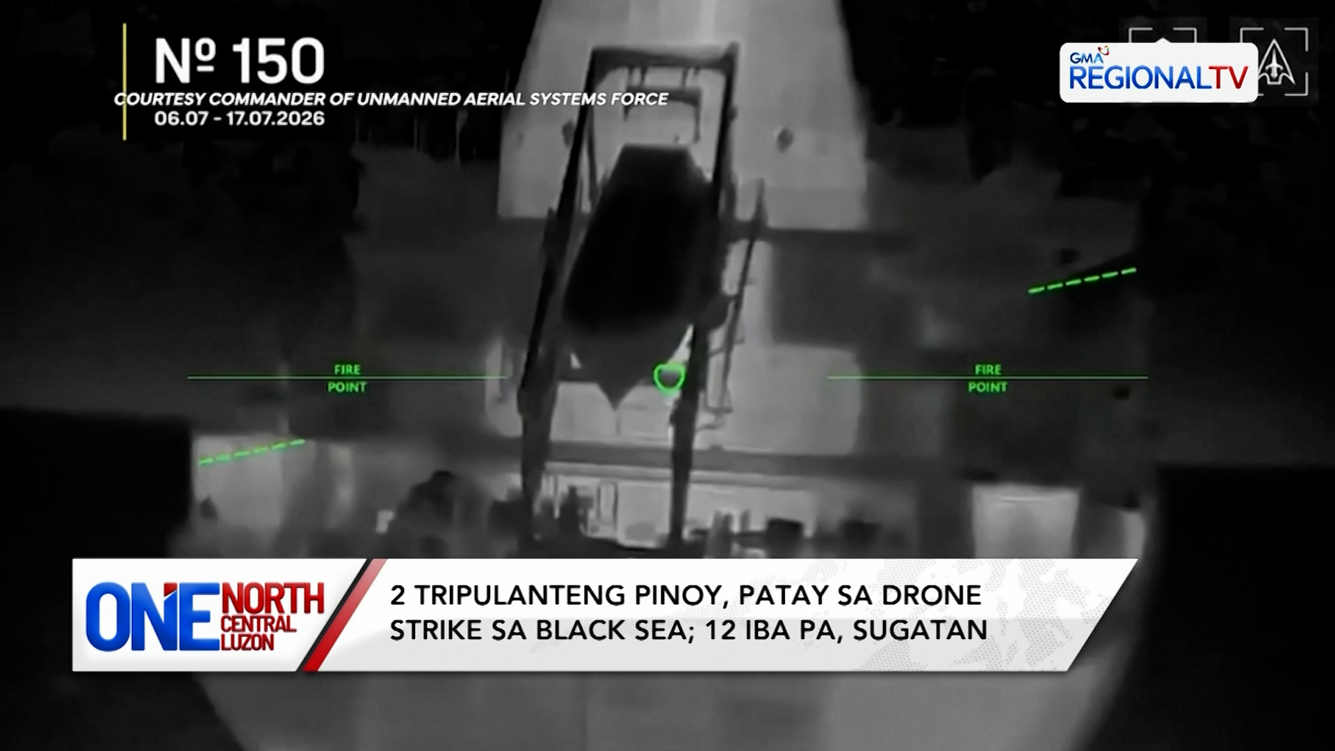 2 tripulanteng Pinoy, patay sa drone strike sa Black Sea | One North Central Luzon