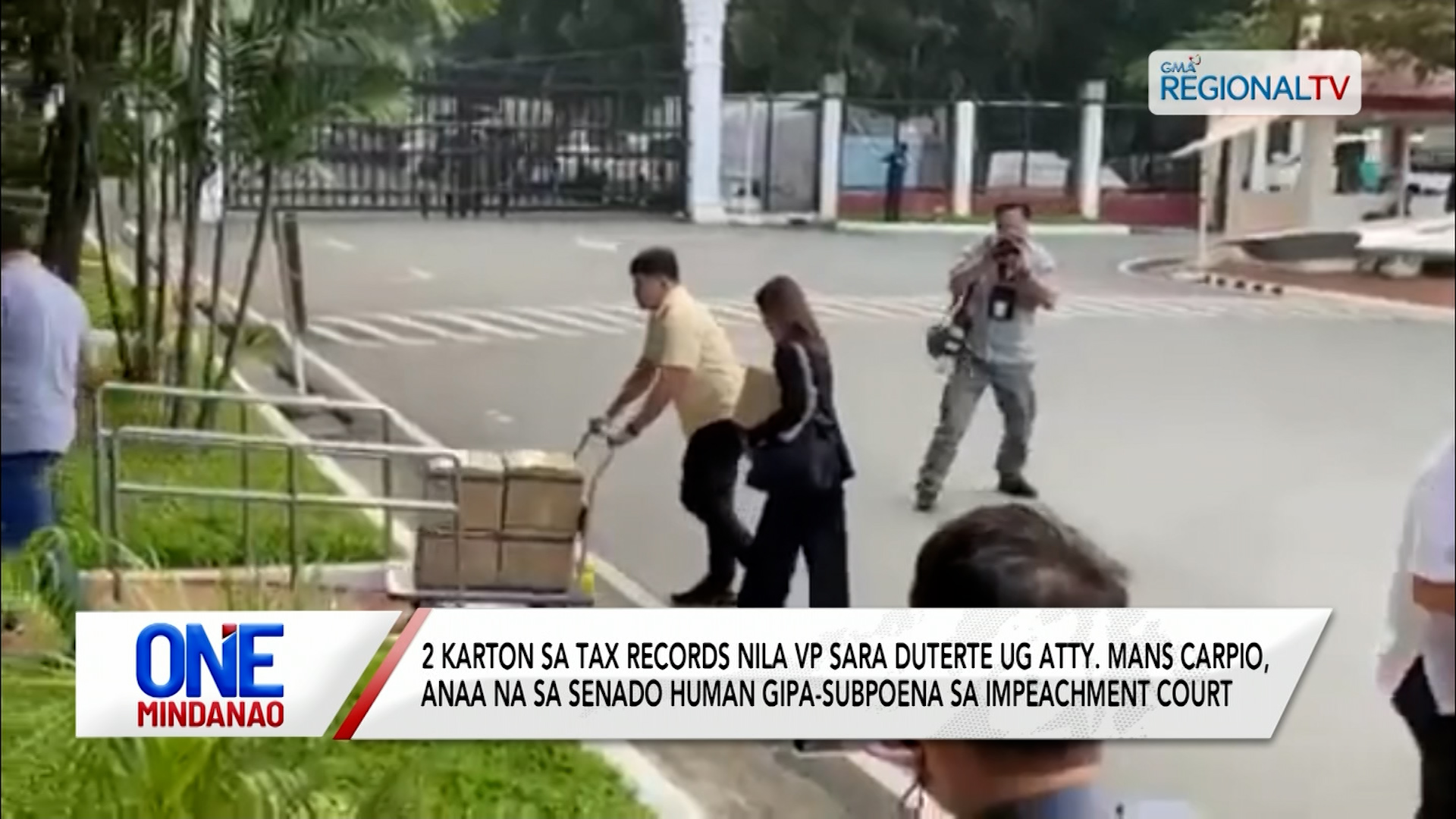 2 karton sa tax records nila VPSD ug Atty. Mans Carpio, anaa na sa Senado I One Mindanao