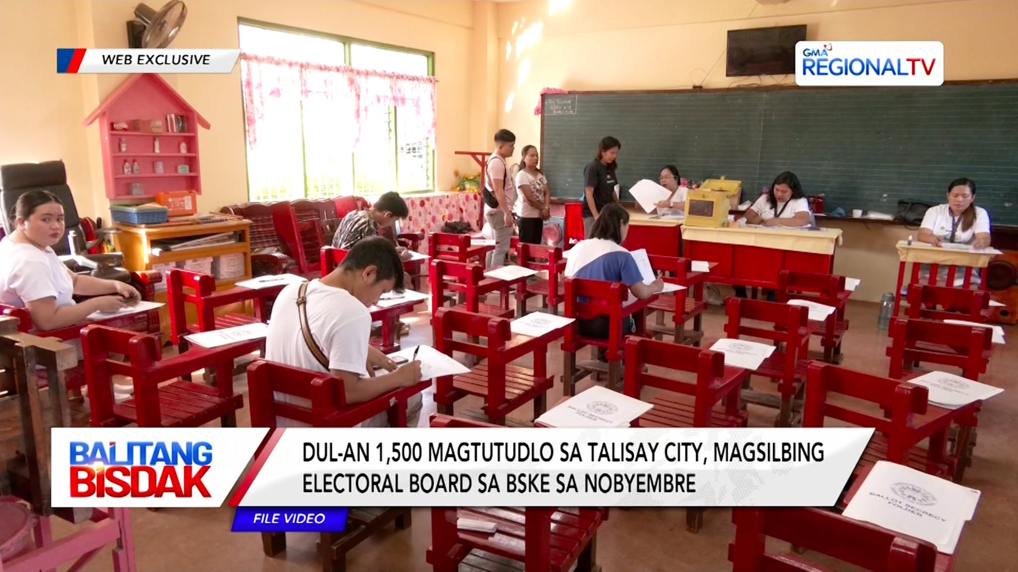 Dul-an 1,500 Magtutudlo sa Talisay City, Magsilbing Electoral Board sa BSKE | Balitang Bisdak