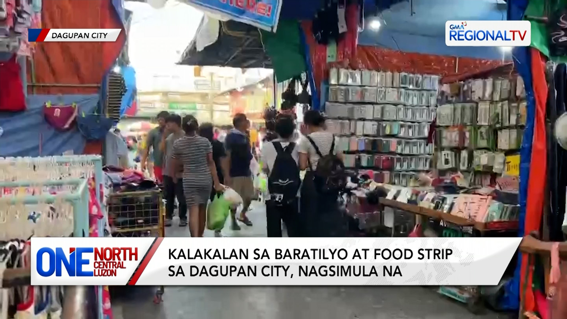 Kalakalan sa baratilyo at food strip sa Dagupan City, nagsimula na | One North Central Luzon