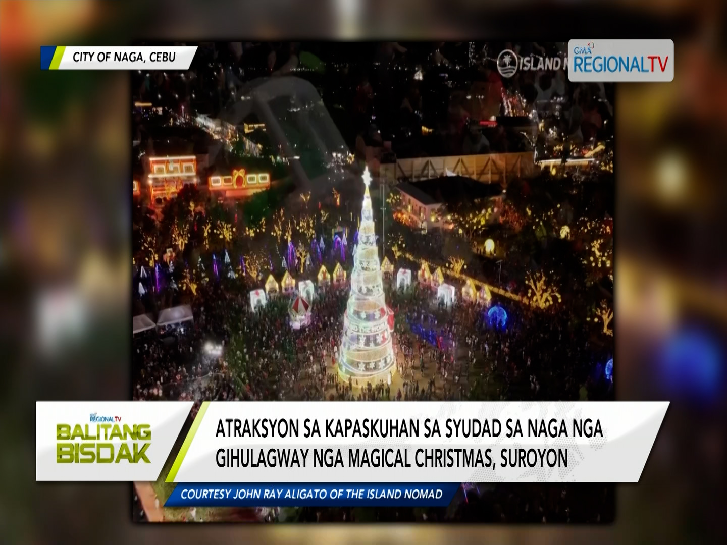 Atraksyon sa pasko sa City of Naga