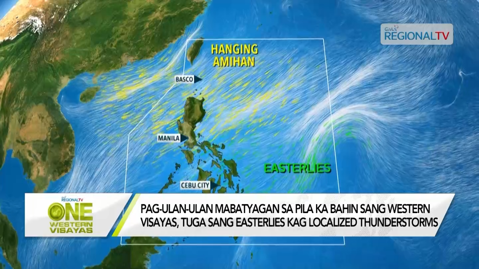 Tatlo ka bagyo posible magsulod sa pungsod subong nga Enero 2024