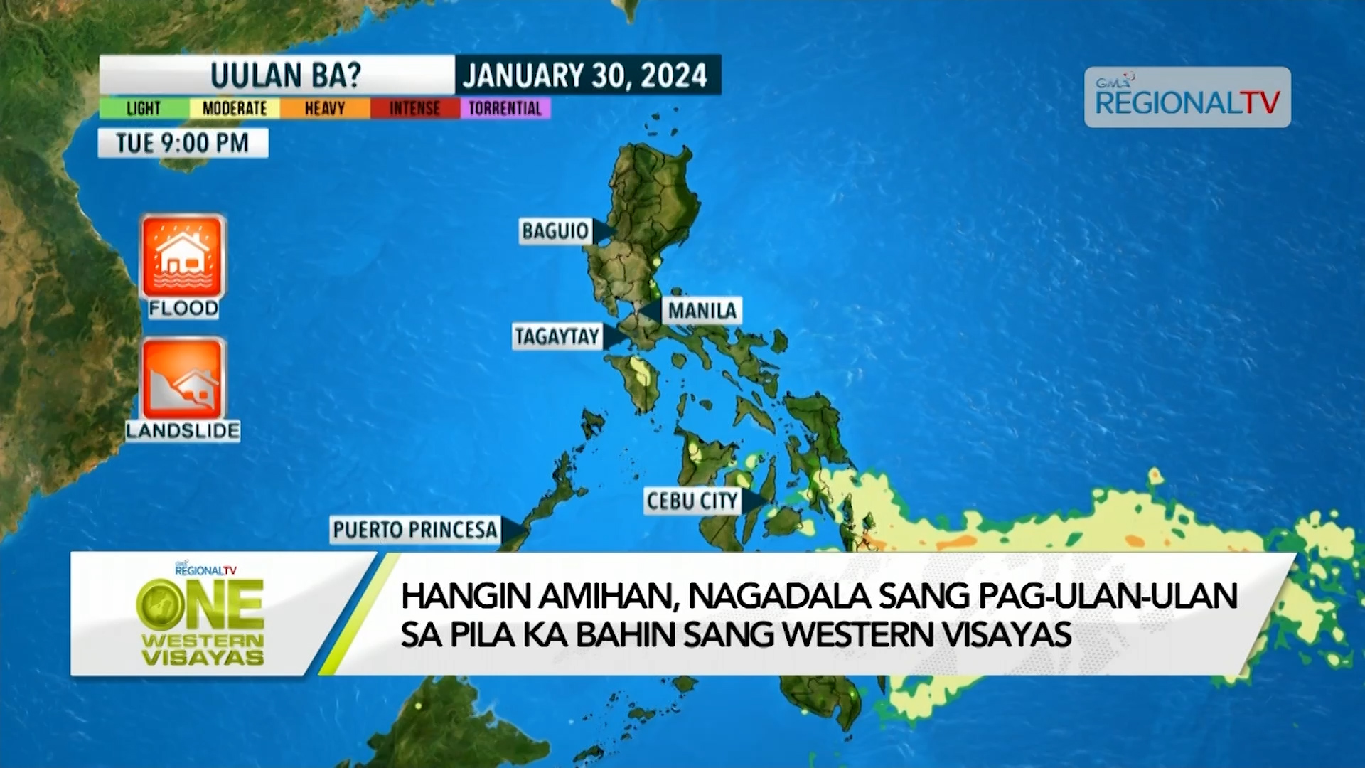 Hangin Amihan Nagadala Sang Pag Ulan Ulan Sa Pila Ka Bahin Sang Western Visayas