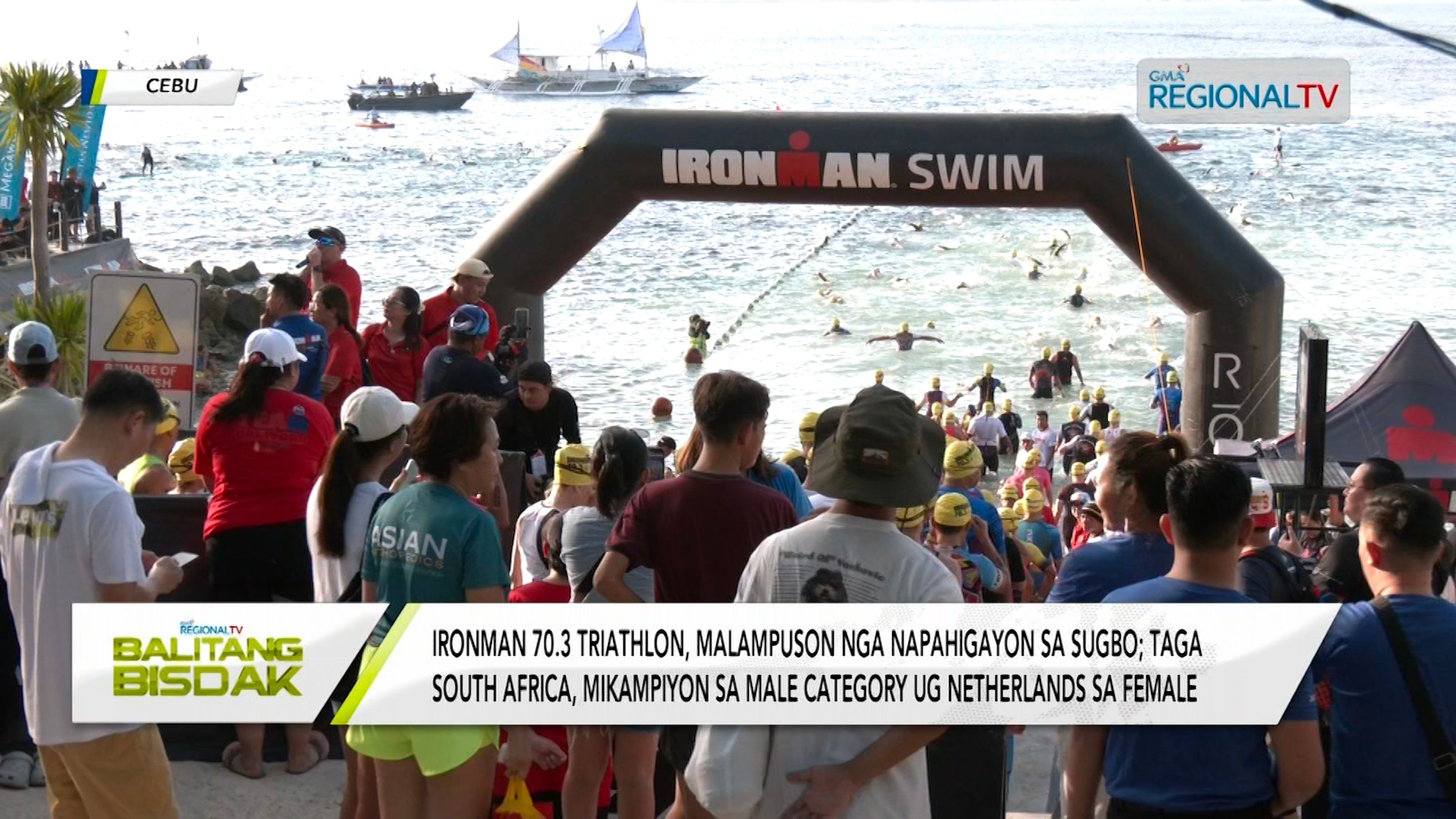 Ironman 70.3 Triathlon sa Lapu-Lapu City, nagmalampuson