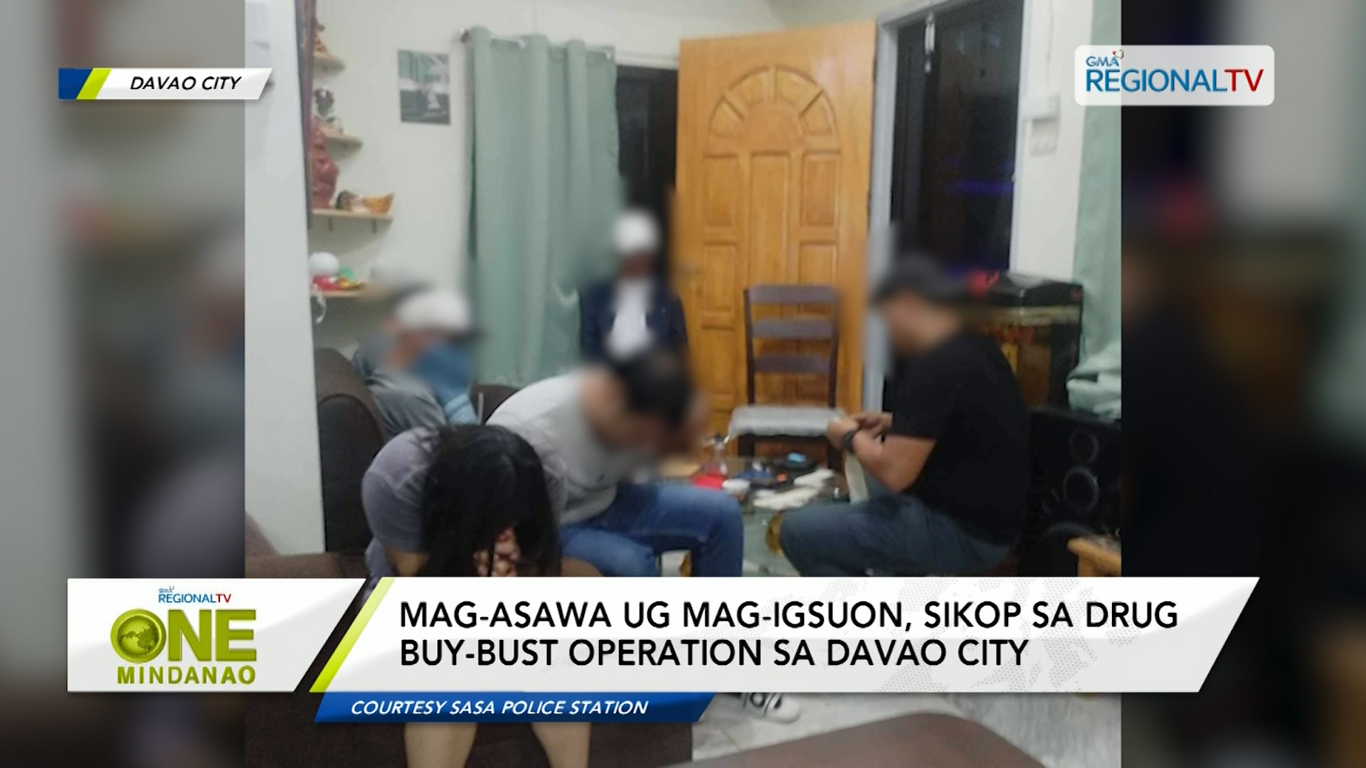 Mag-asawa ug mag-igsuon, sikop sa drug buy-bust operation sa, Davao City