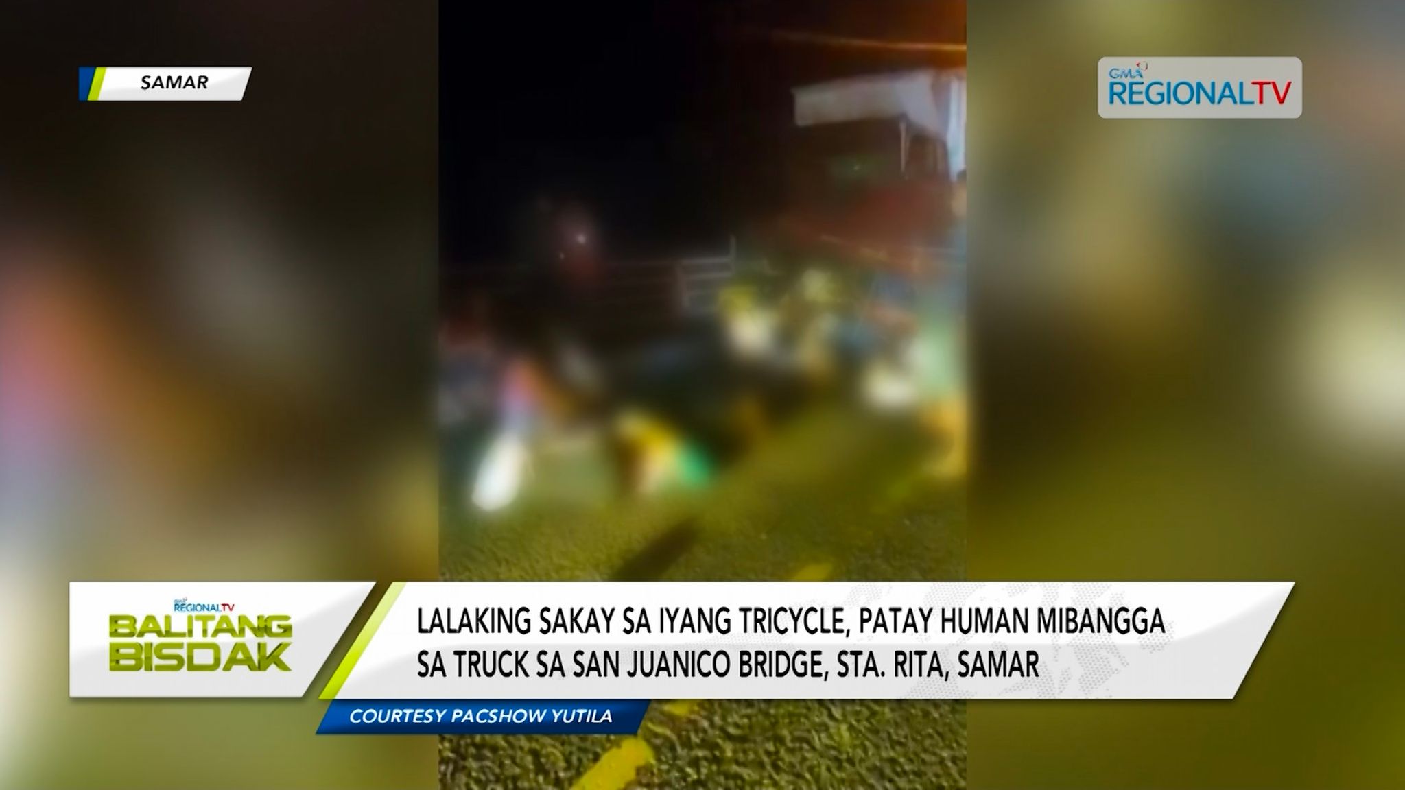 Lalaking nag-tricycle sa San Juanico bridge, nabangga sa truck, patay