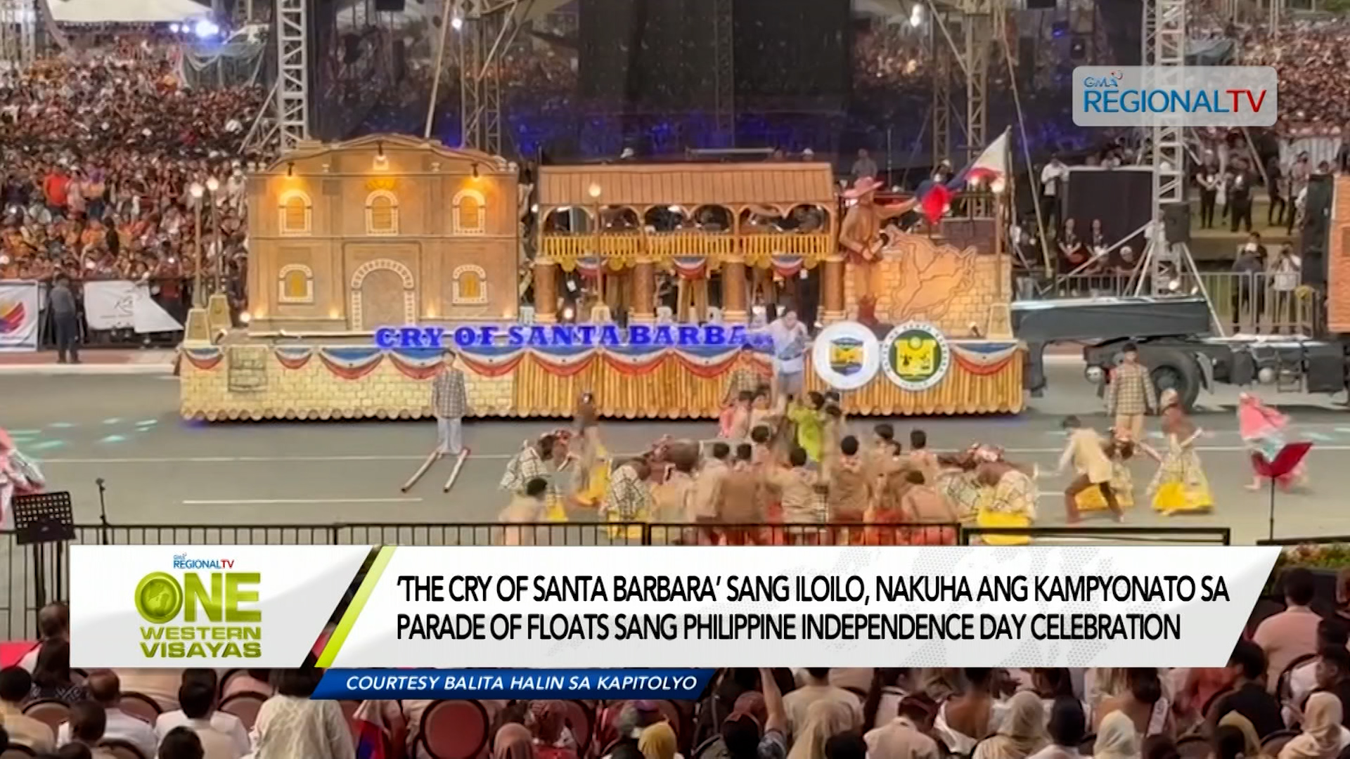 ‘The Cry of Santa Barbara’ kampyonato sa Independence Day parade of floats