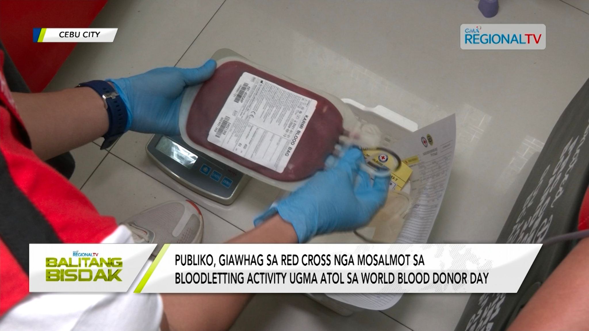 Importansya sa Pag-donate og Dugo, Gihimug-atan sa Red Cross