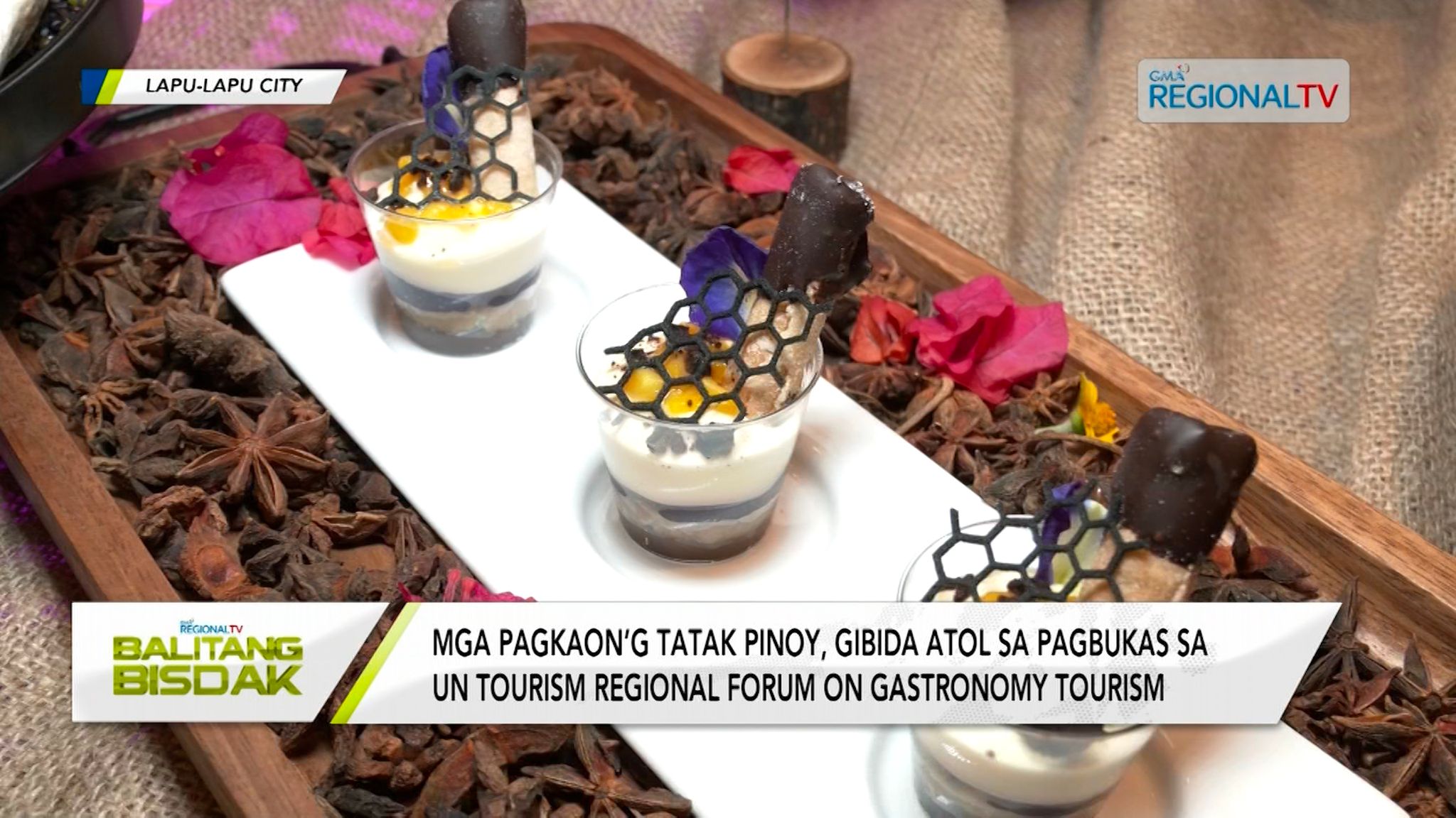 Mga pagkaong tatak pinoy, gibida atol sa UN Tourism Events