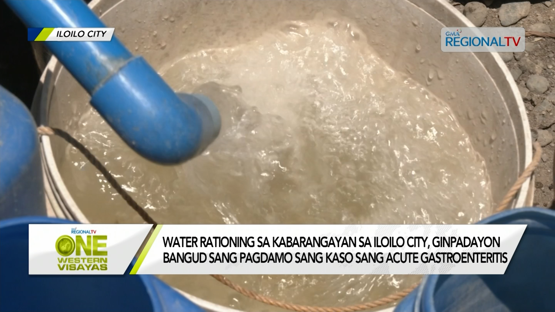 Water rationing ginpadayon sa Iloilo City bangud sa  acute gastroenteritis cases