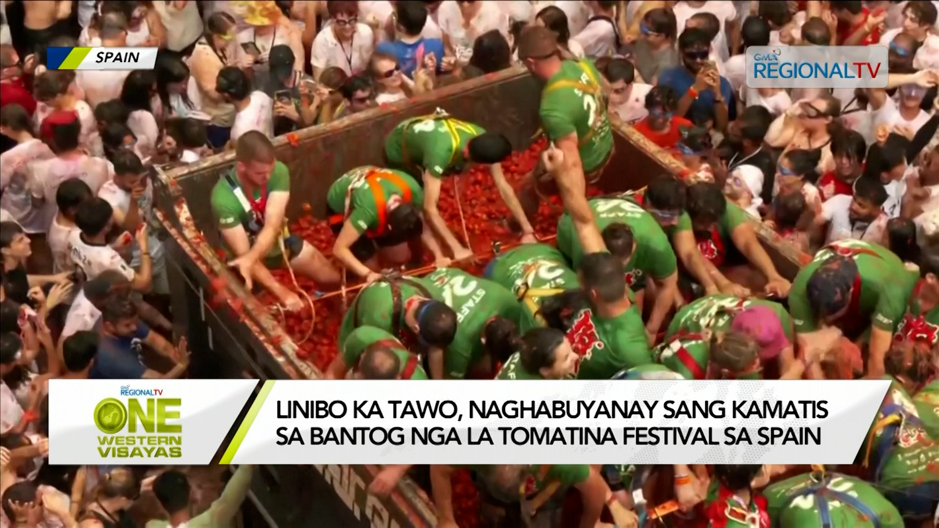 Linibo ka Tawo,  Nagpakigbahin sa La Tomatina Festival sa Spain