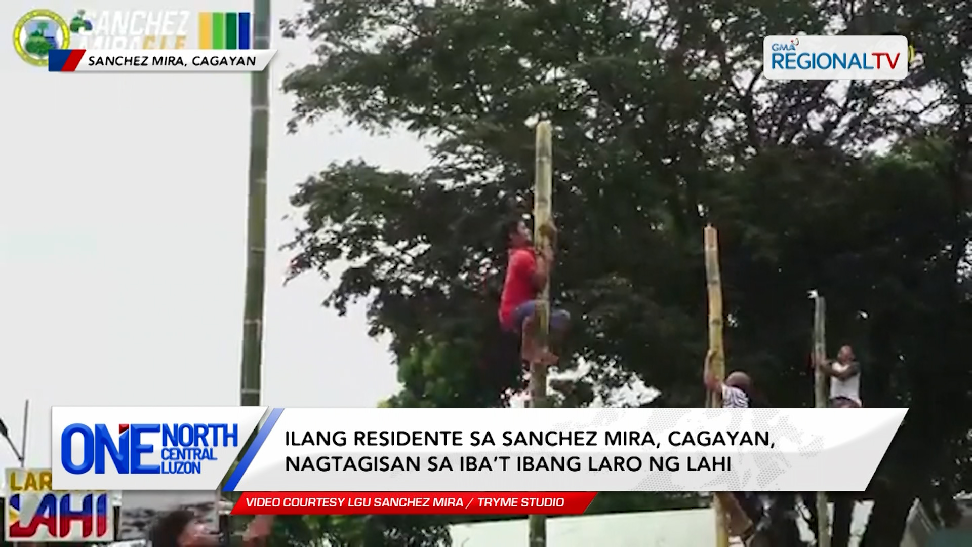 Ilang residente sa Sanchez Mira, nagtagisan sa iba’t ibang laro ng lahi