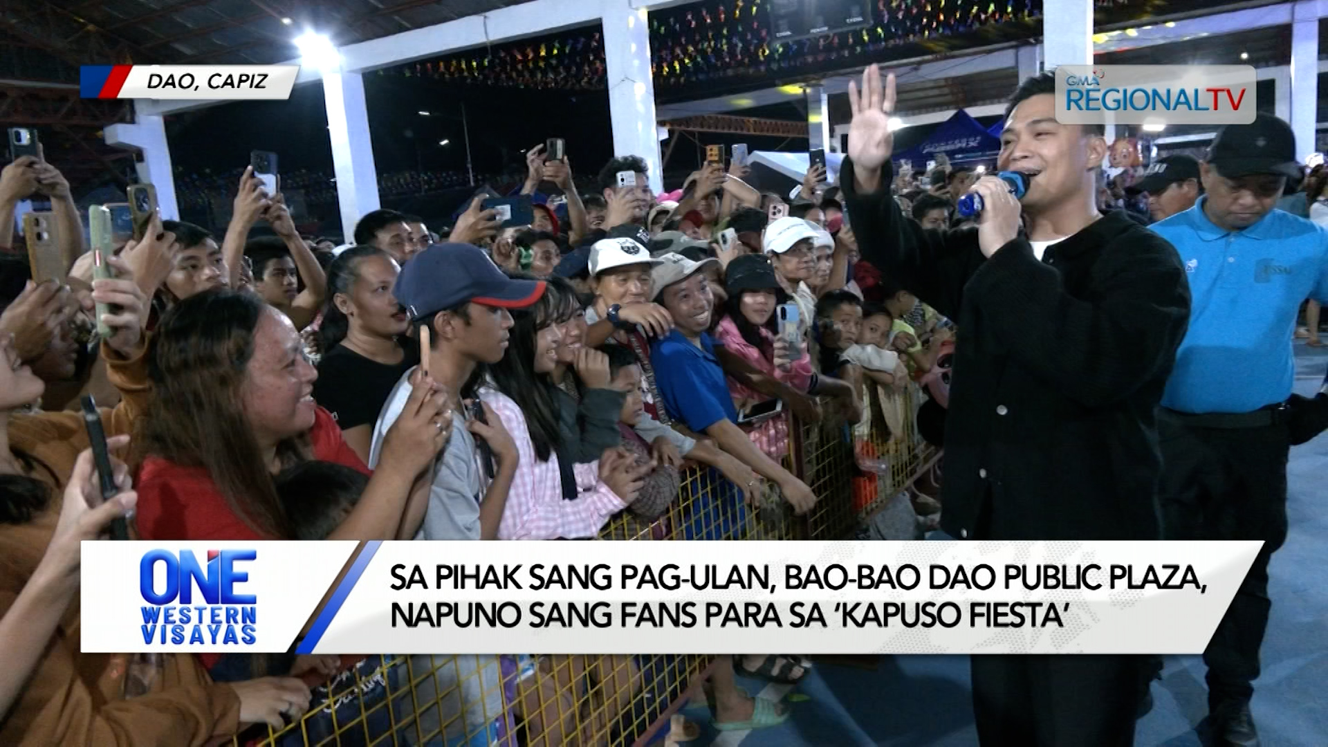 Dao Public Plaza napuno sang fans sa ‘Kapuso Fiesta’ sa Pasalamat Festival 2024