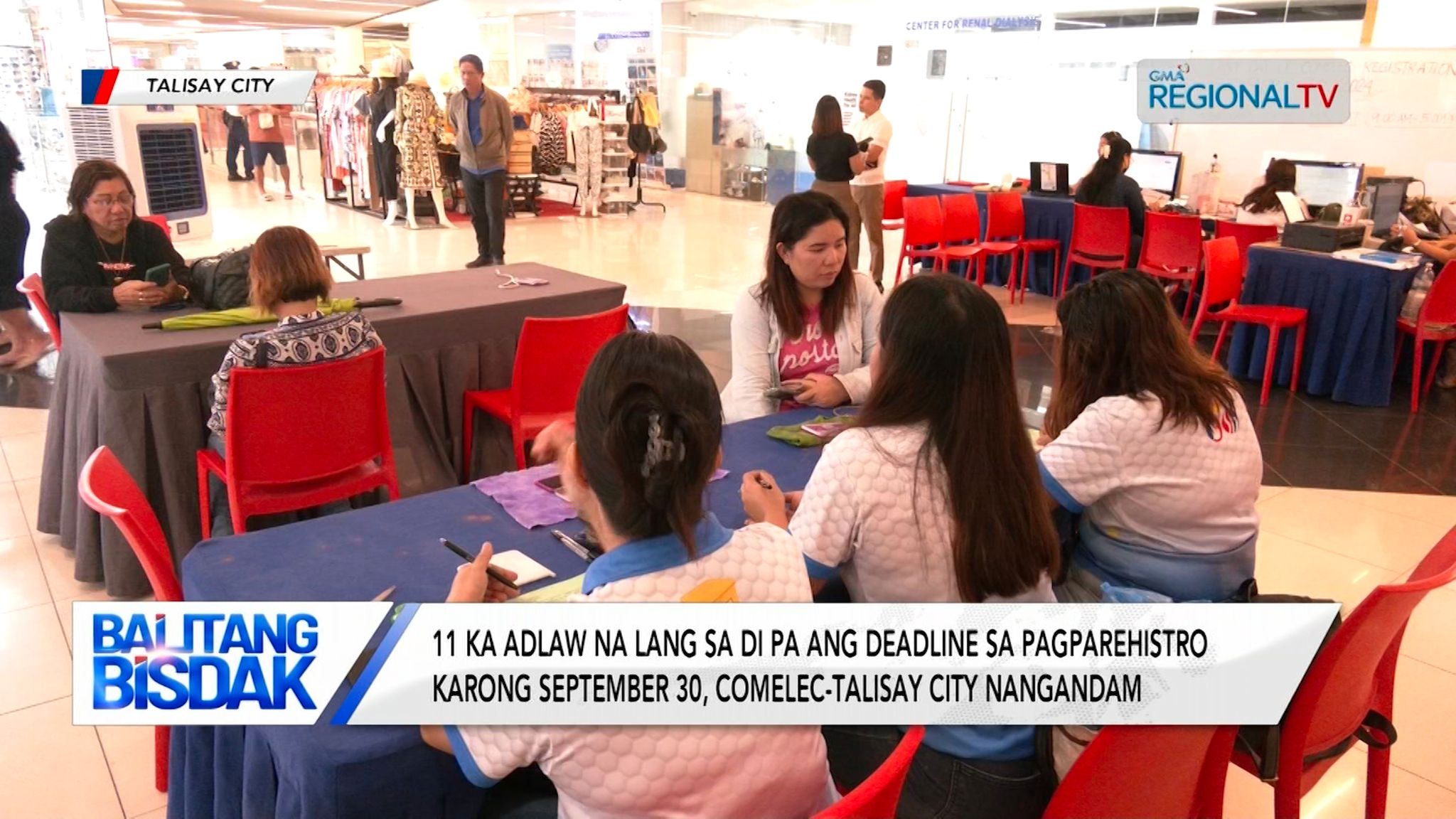 Talisay City-COMELEC, nangandam na sa nagkaduol nga deadline sa voters’ registration