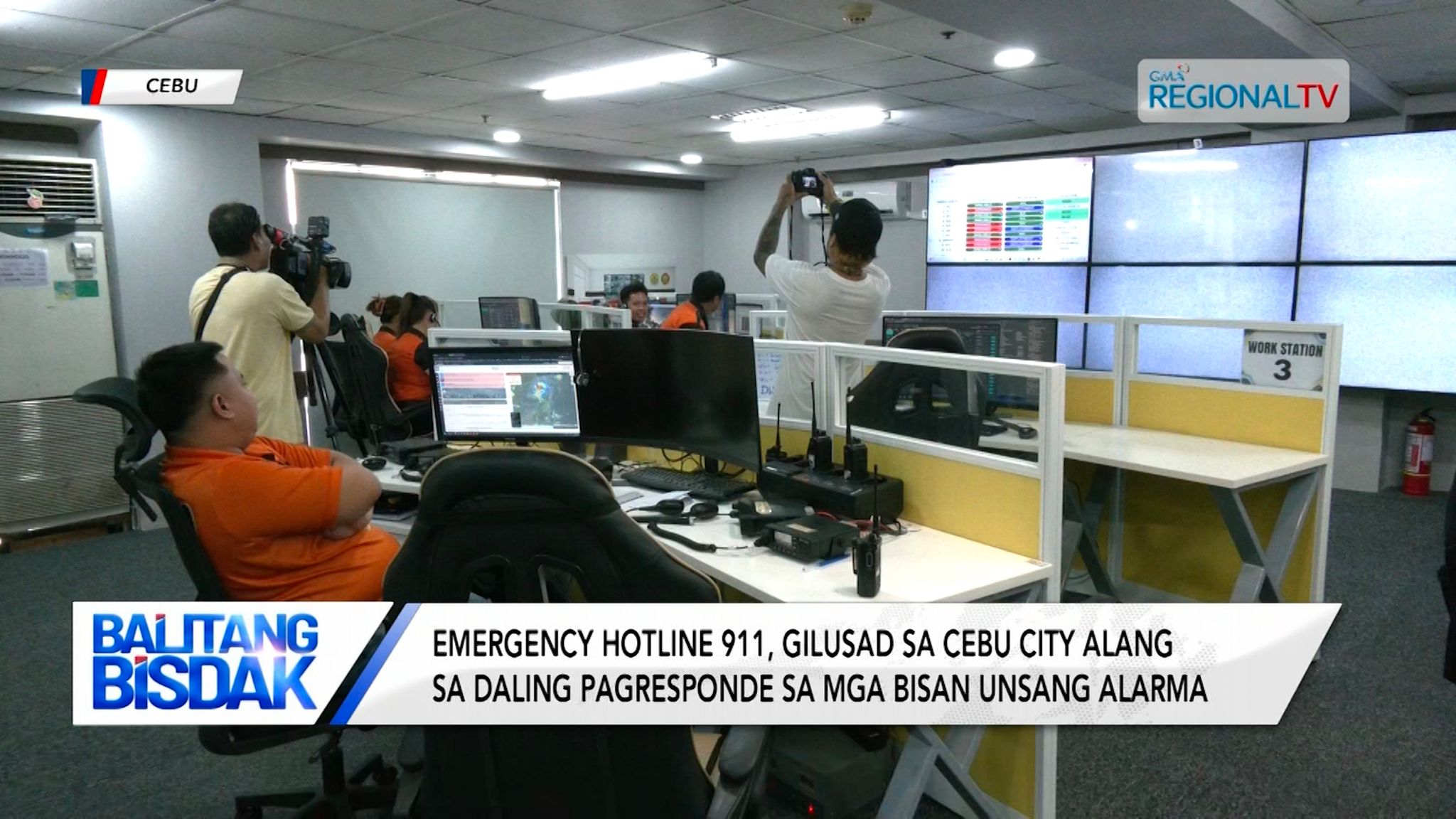 Labing unang emergency 911 sa Kabisay-an, gilusad sa Cebu City