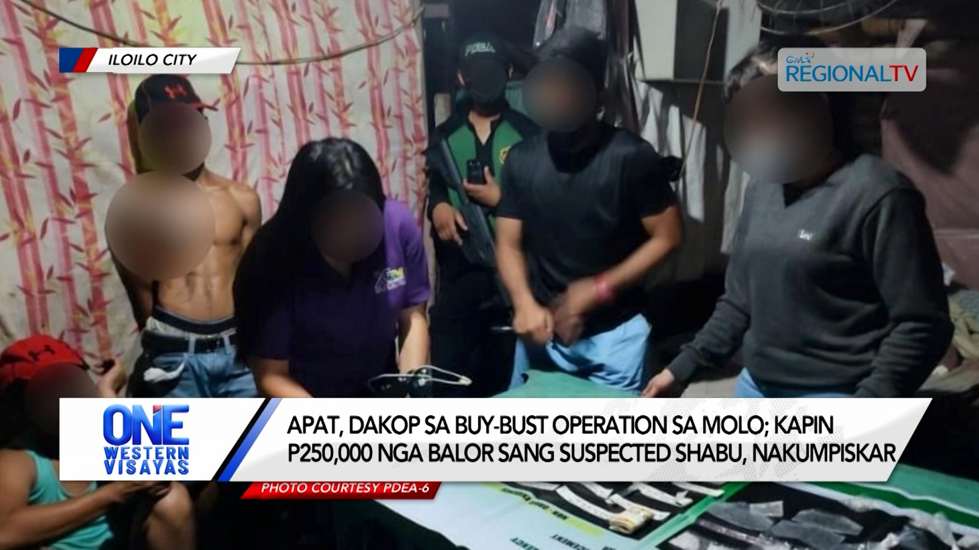 Apat, dakop sa buy-bust operation sa Molo