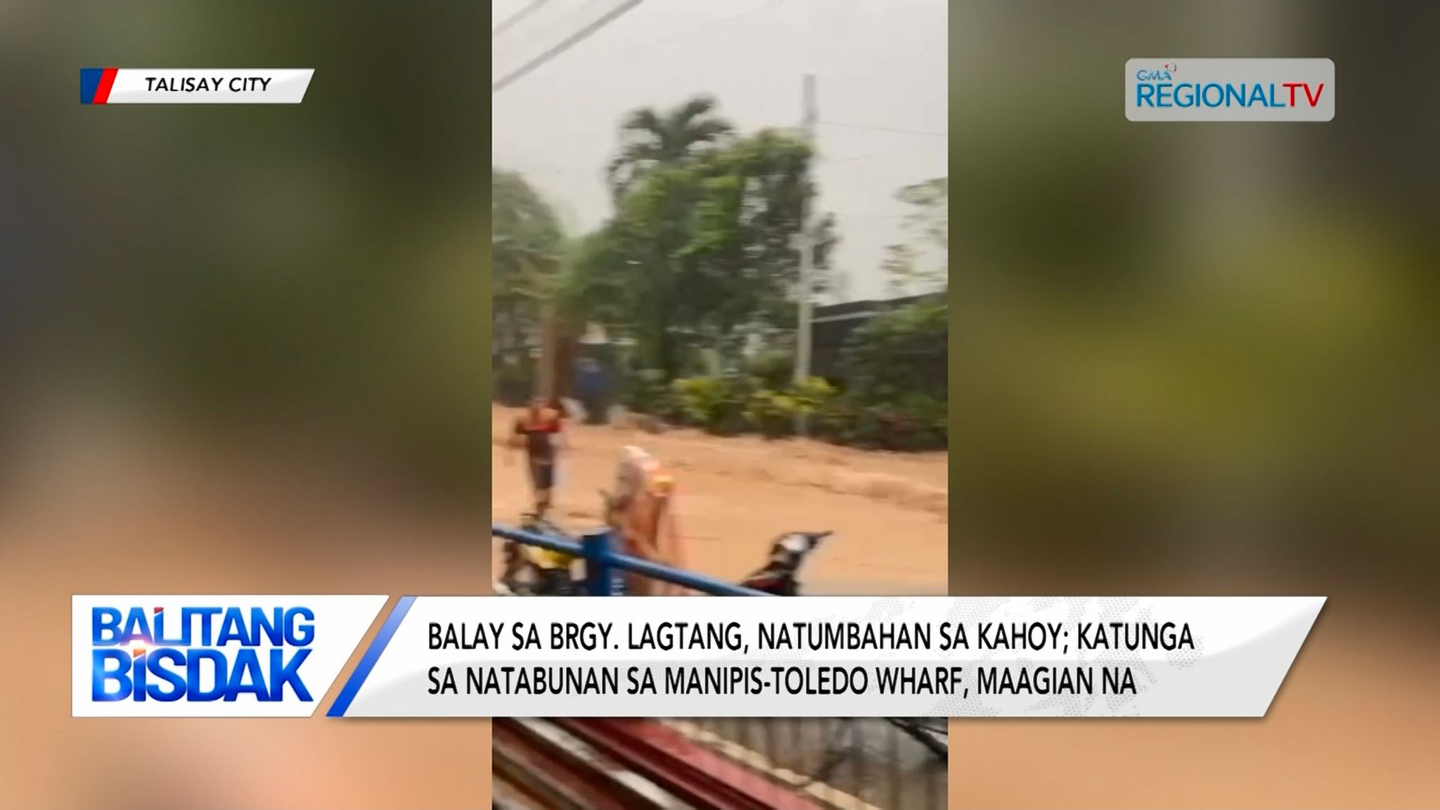 15 ka balay sa Brgy. Manipis, apektado sa pagbaha