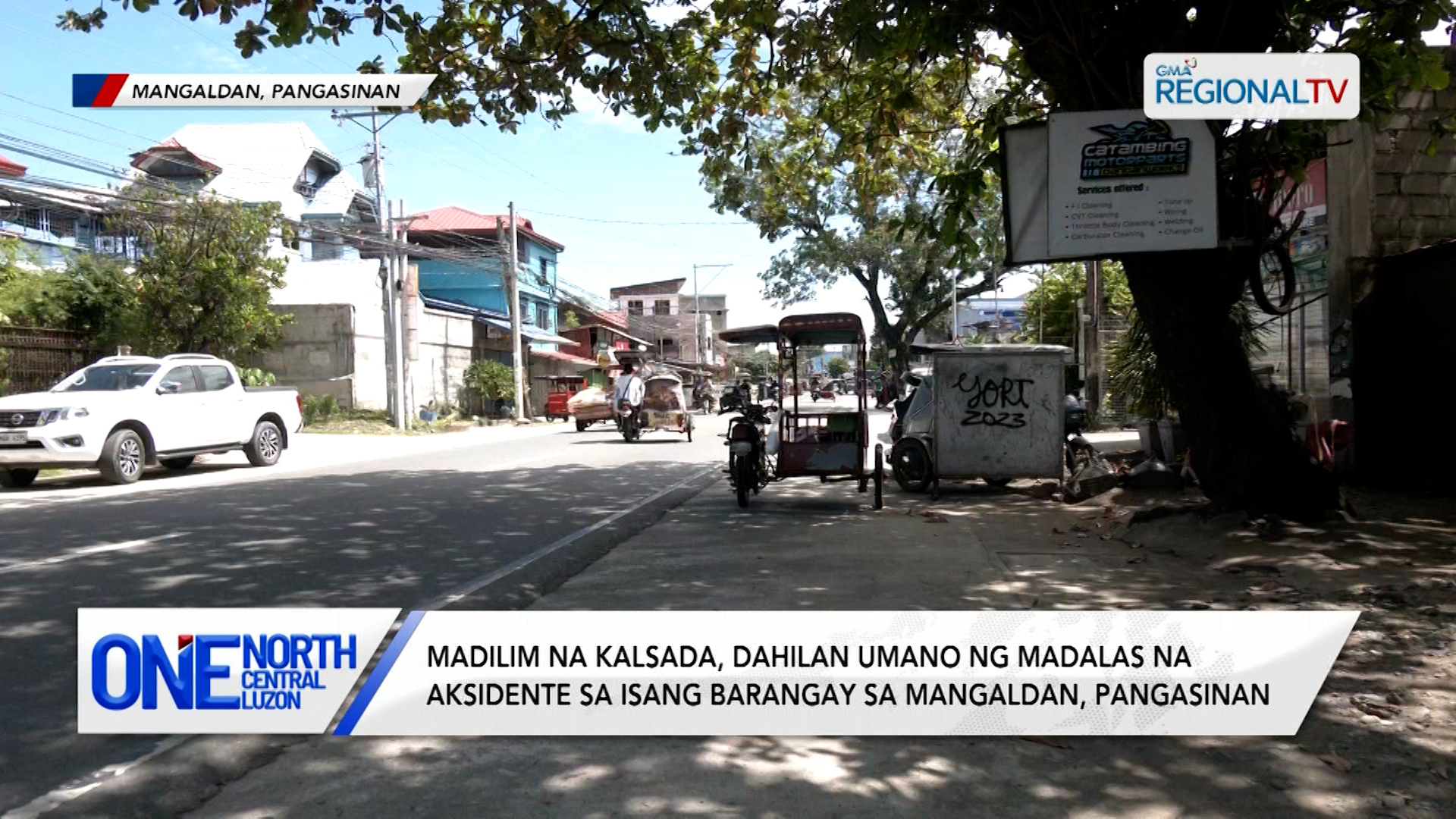 Madilim na kalsada, dahilan umano ng madalas na aksidente
