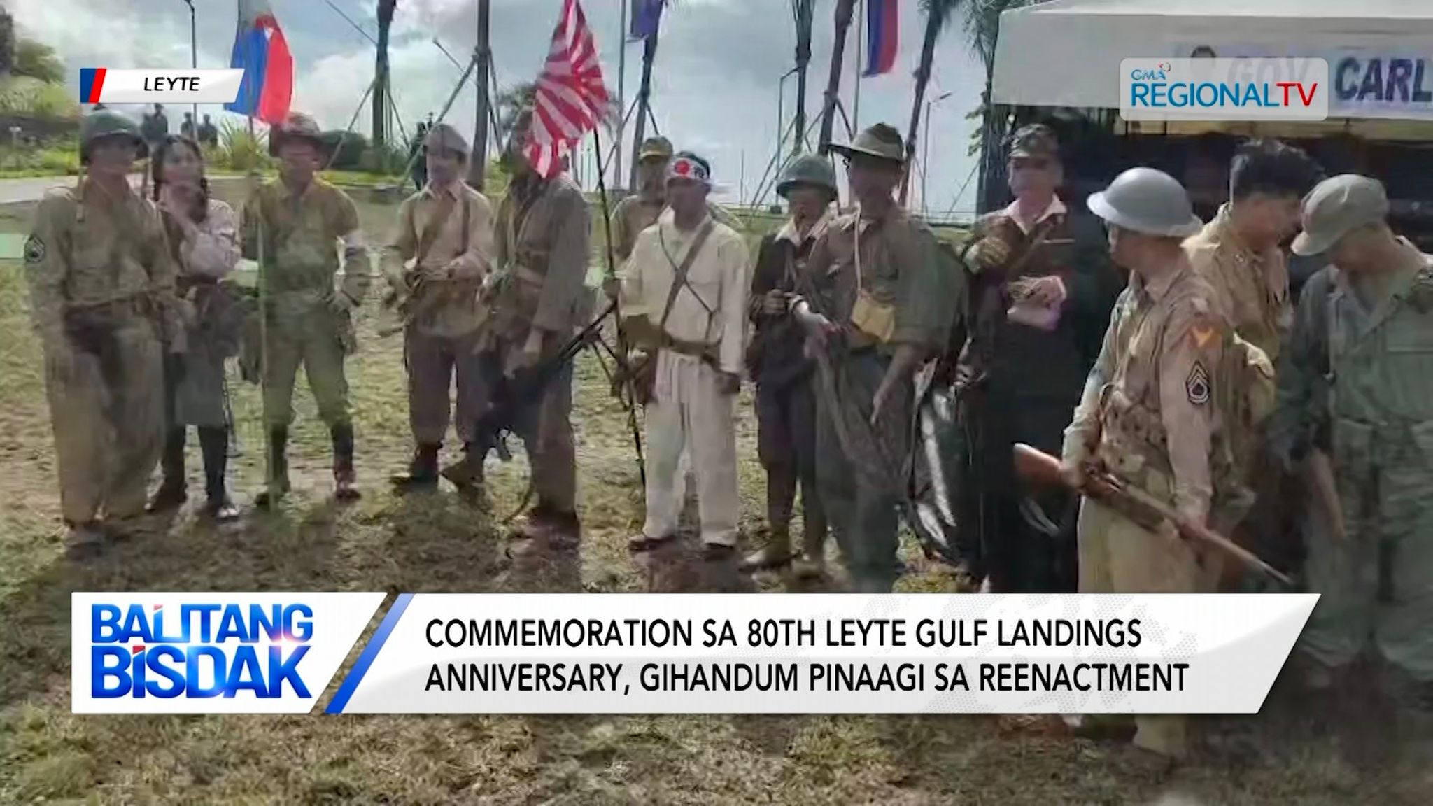 80th Leyte Gulf Landings Anniversary, gihandum sa Palo, Leyte