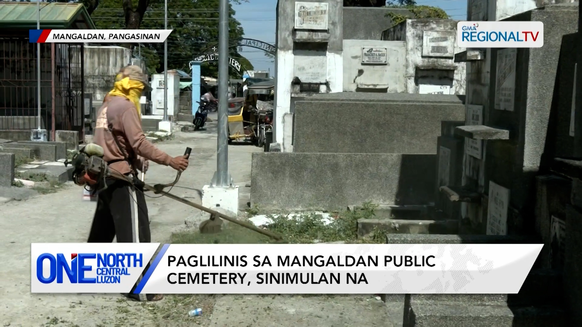 Paglilinis sa Mangaldan Public Cemetery, sinimulan na