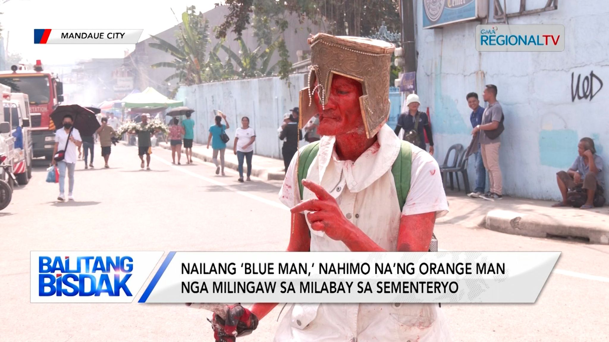 Nailang blue man sa Mandaue, dunay bag-ong itsura ug gimik