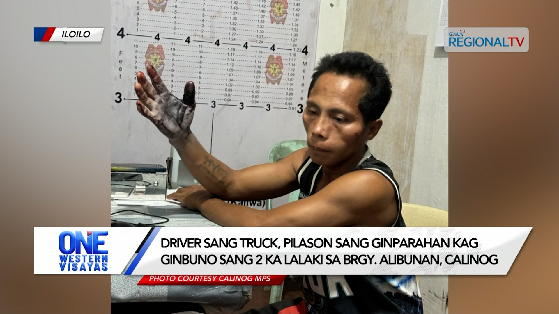 Driver sang truck, pilason sang ginbuno sang 2 ka lalaki sa Calinog