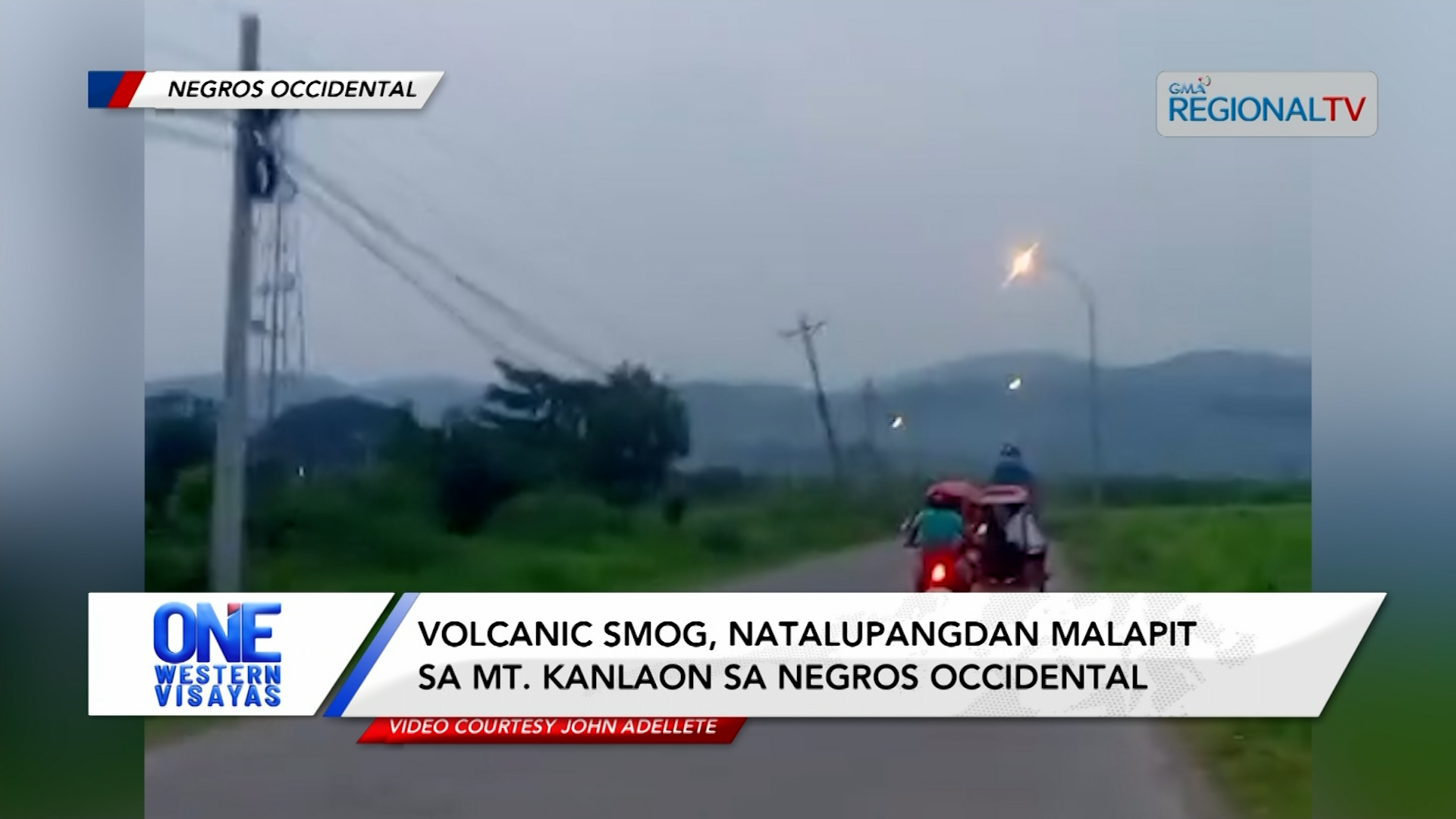 Volcanic Smog, Natalupangdan Malapit sa Mt. Kanlaon sa Negros Occidental