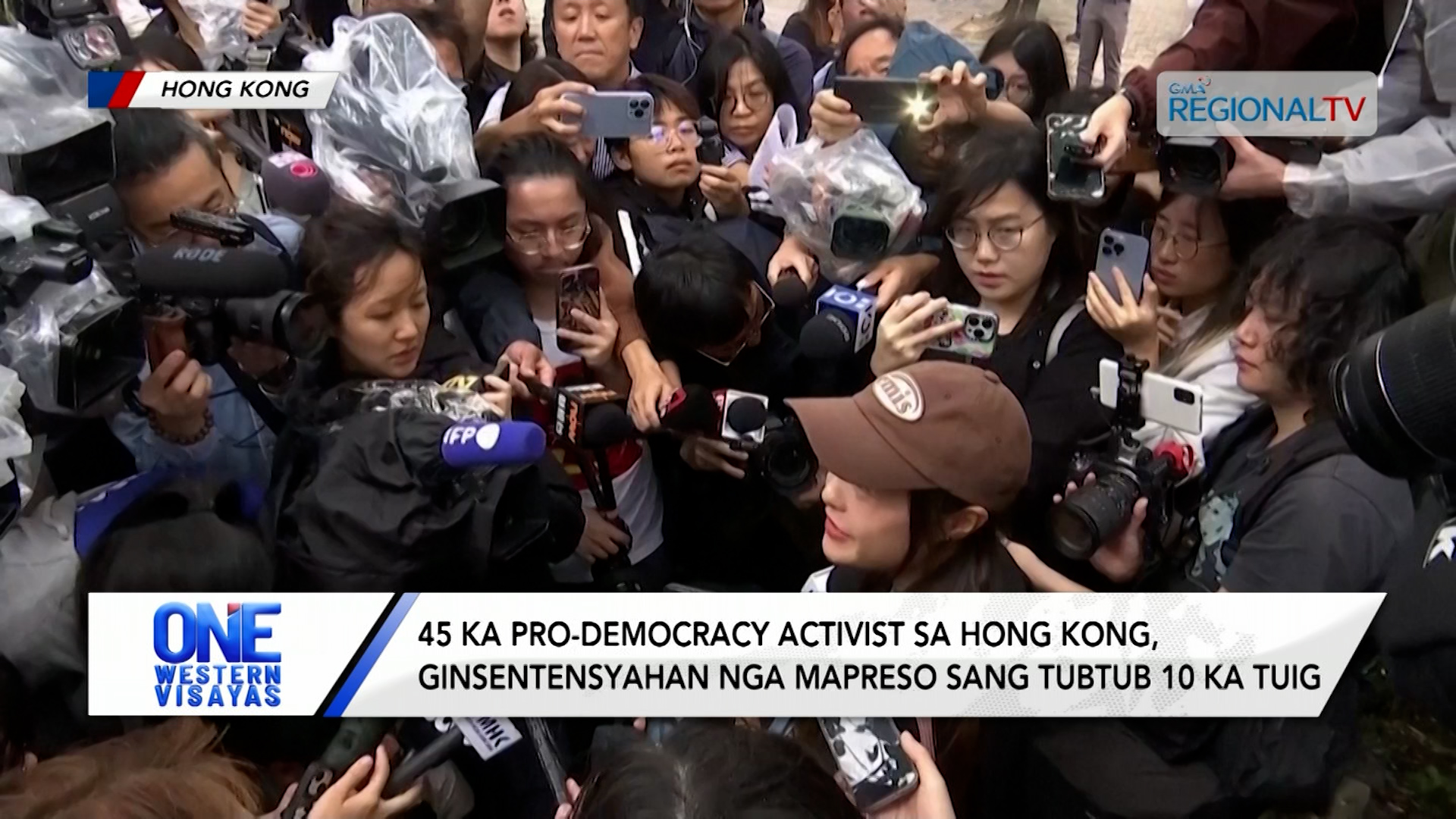 45 ka pro-democracy activist sa Hong Kong, ginsentensyahan nga mapreso