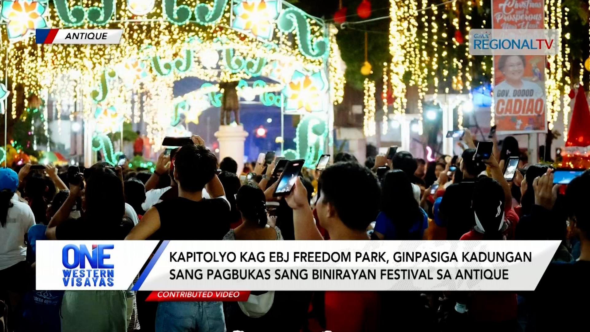 Kapitolyo kag EBJ Freedom Park, ginpasiga sa pagbukas sang Binirayan Festival