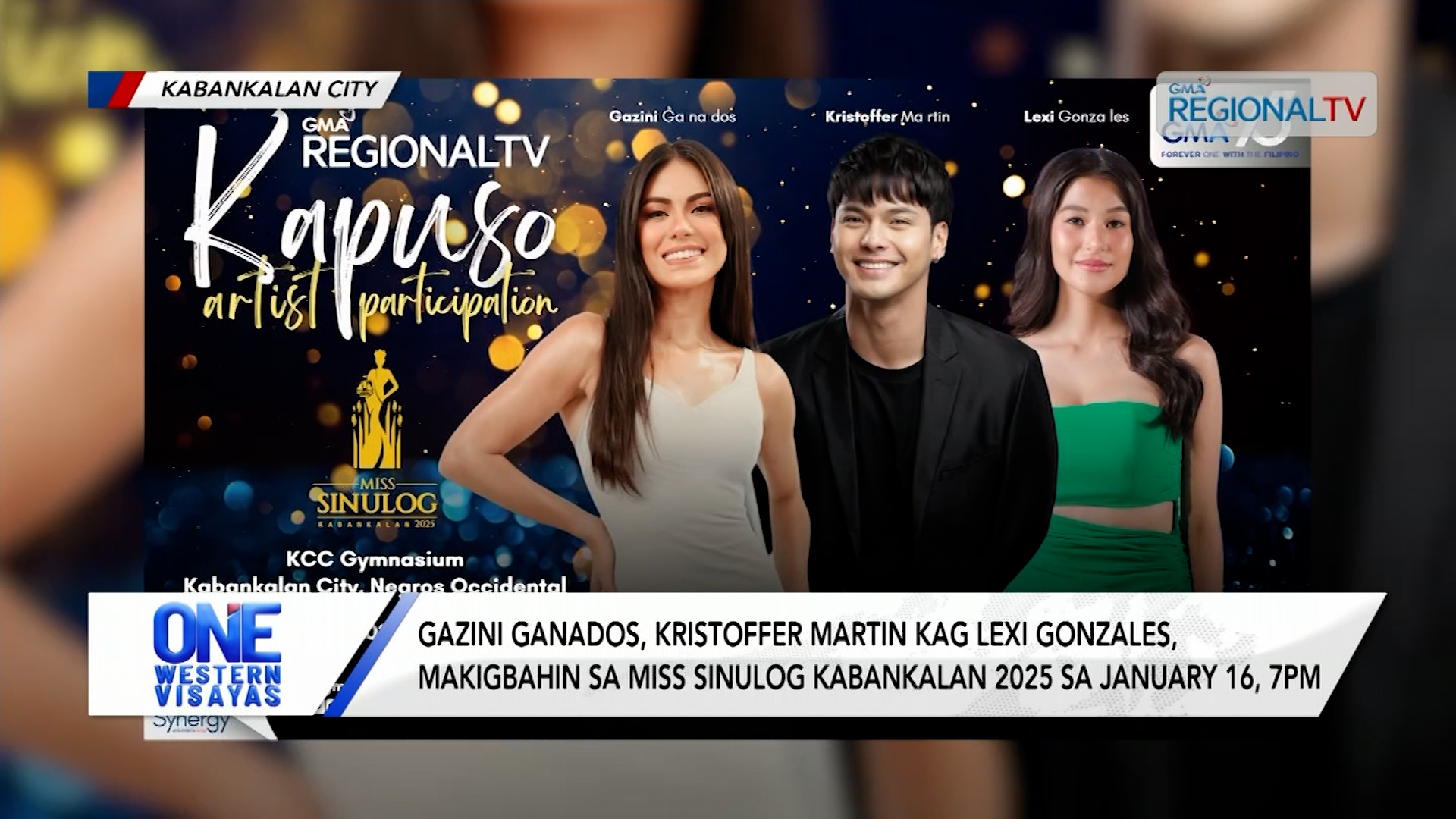 'Kapuso Fiesta' sa 49th Sinulog sa Kabankalan Festival bwas, Jan. 10