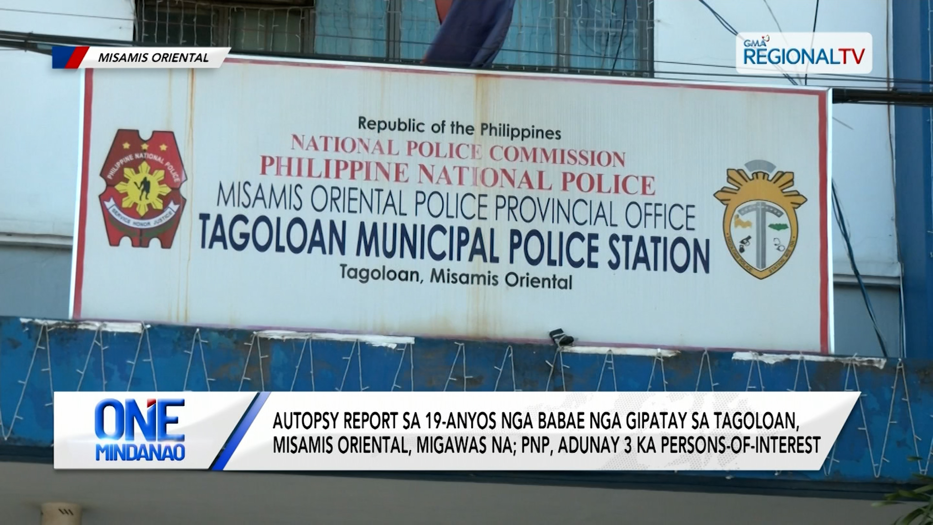 Autopsy report sa 19-anyos nga babae nga gipatay sa Tagoloan, Misamis Oriental