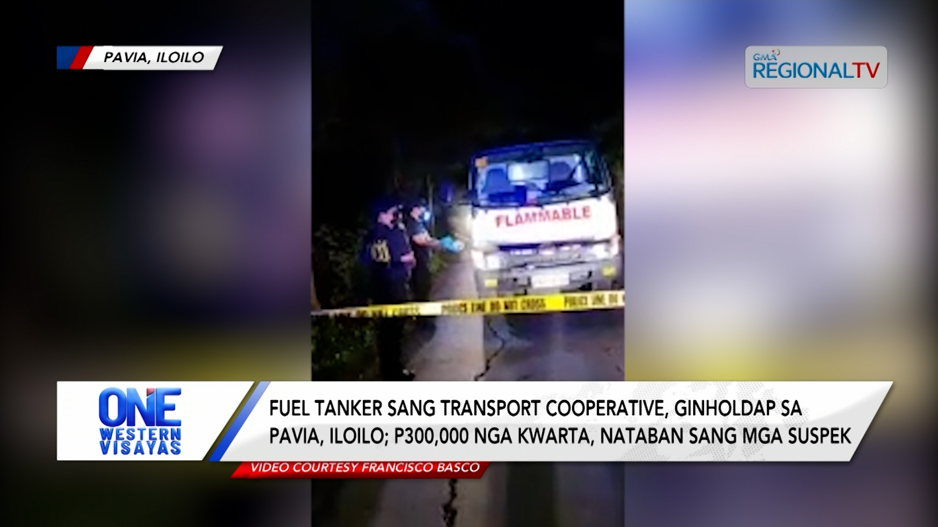 Fuel tanker sang transport cooperative, ginholdap sa Pavia, Iloilo