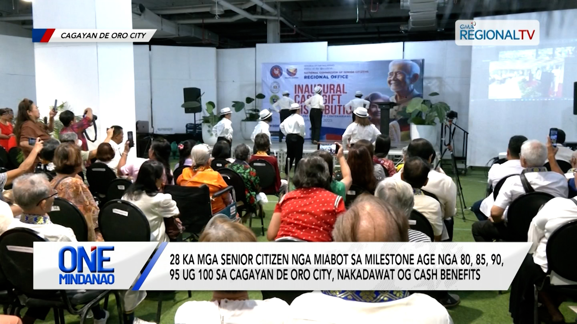28 ka senior citizens nga miabot sa milestone age, nakadawat og cash benefits