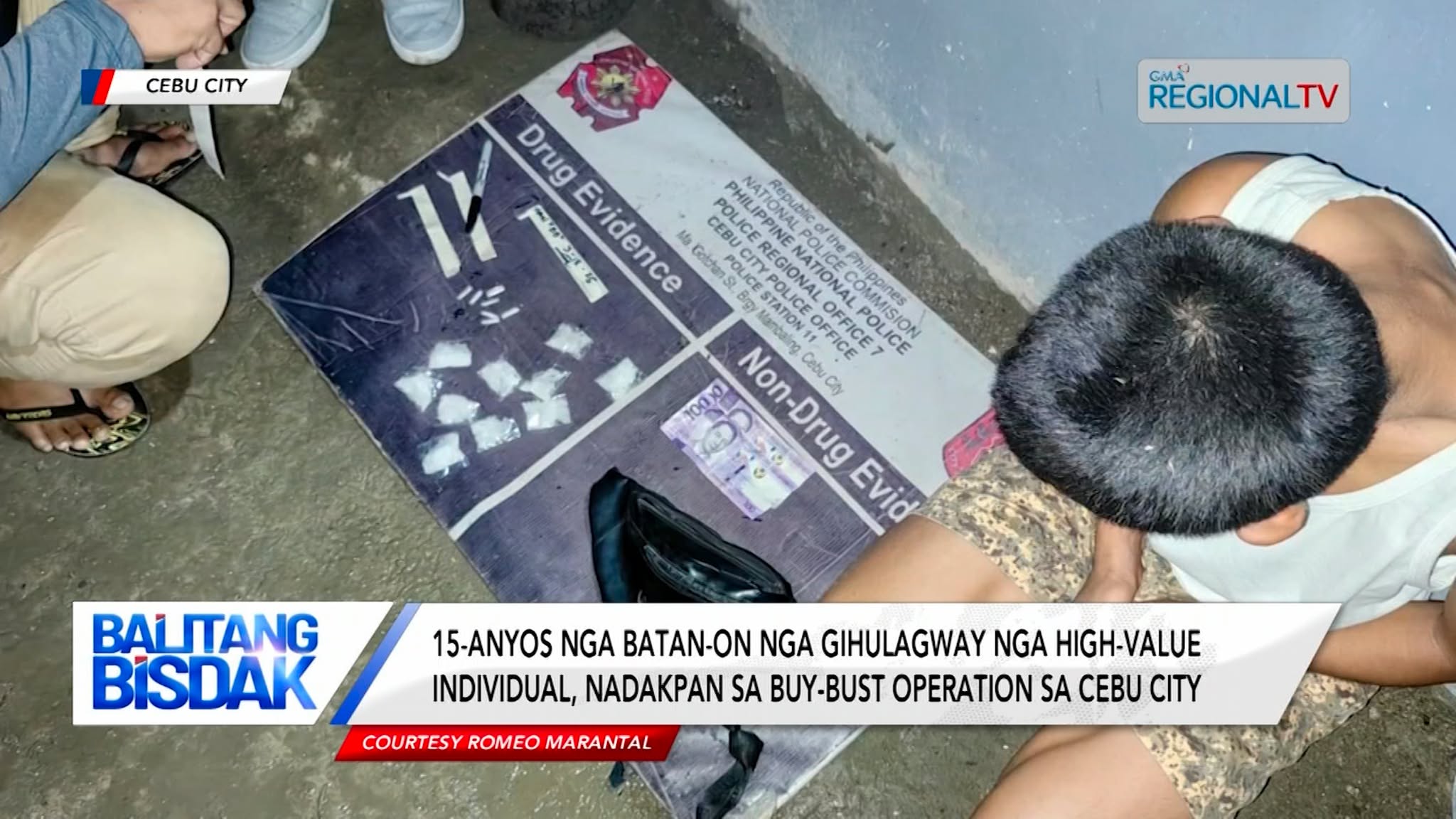 15-anyos nga batan-on, nadakpan sa buy-bust operation sa Cebu City