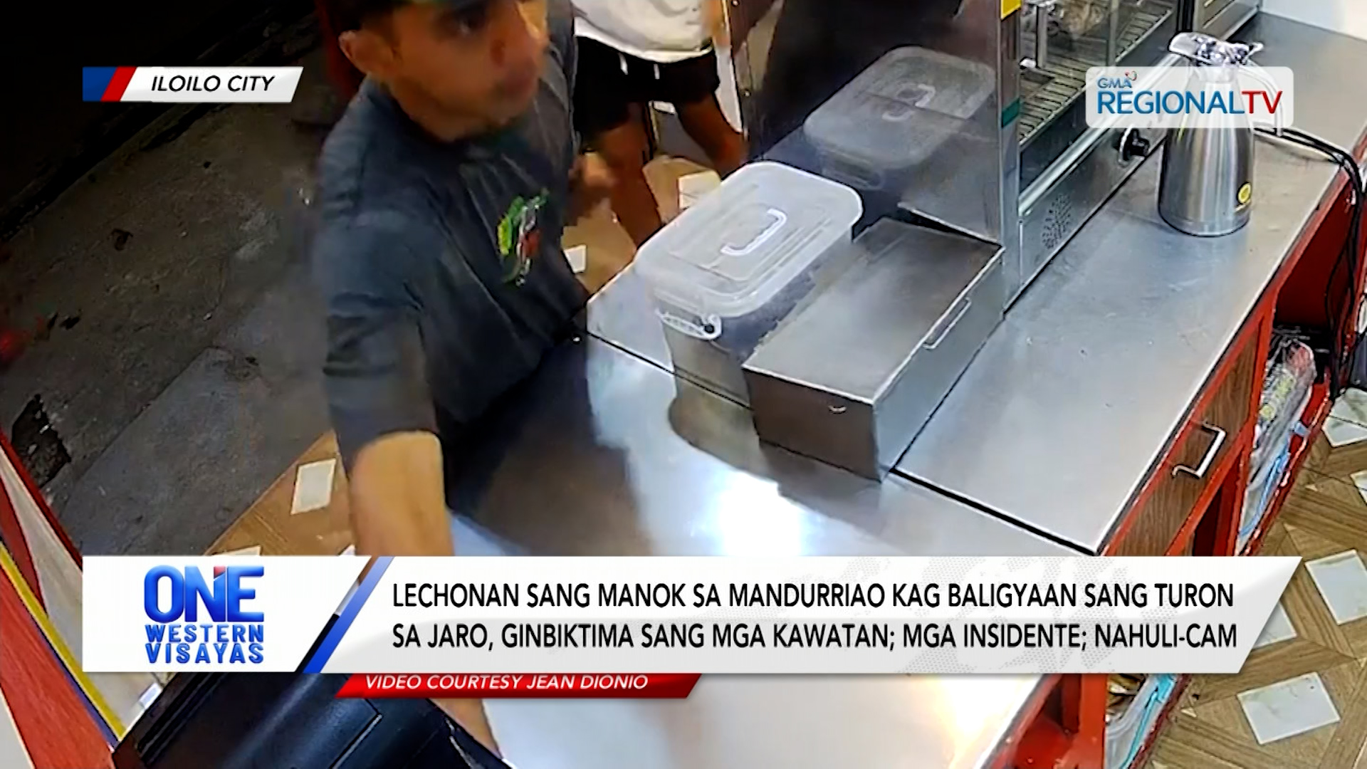 Pagpangawat sa lechonan sang manok kag balaligyaan sang turon, nahuli-cam