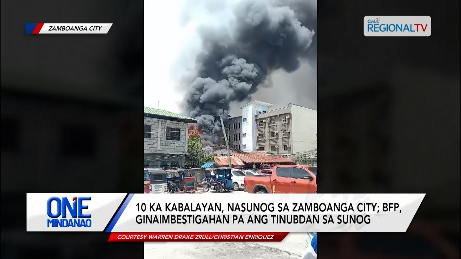 10 ka kabalayan, nasunog sa Zamboanga City