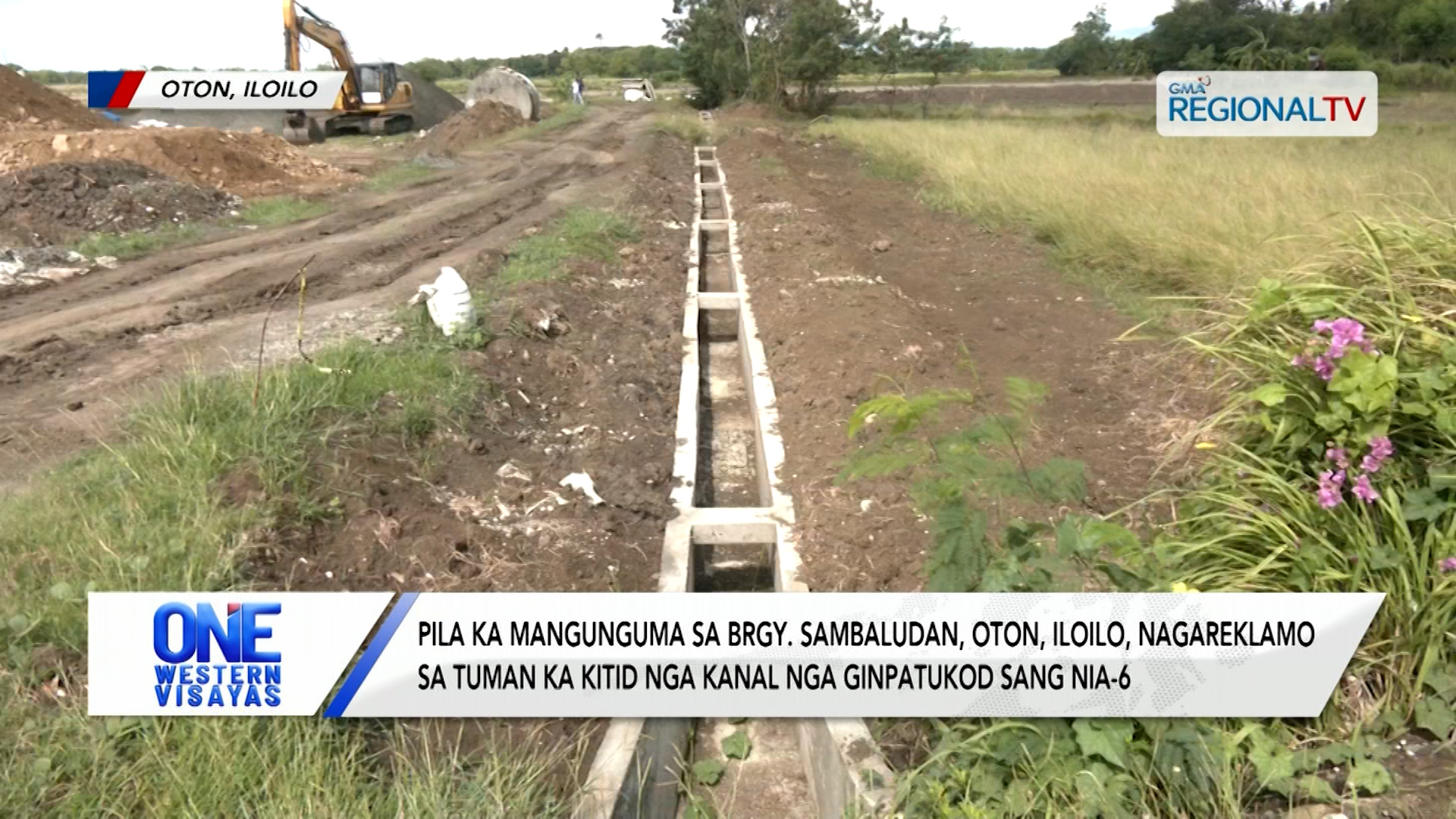 Pila ka mangunguma sa Oton, Iloilo, nagareklamo sa tuman ka kitid nga kanal