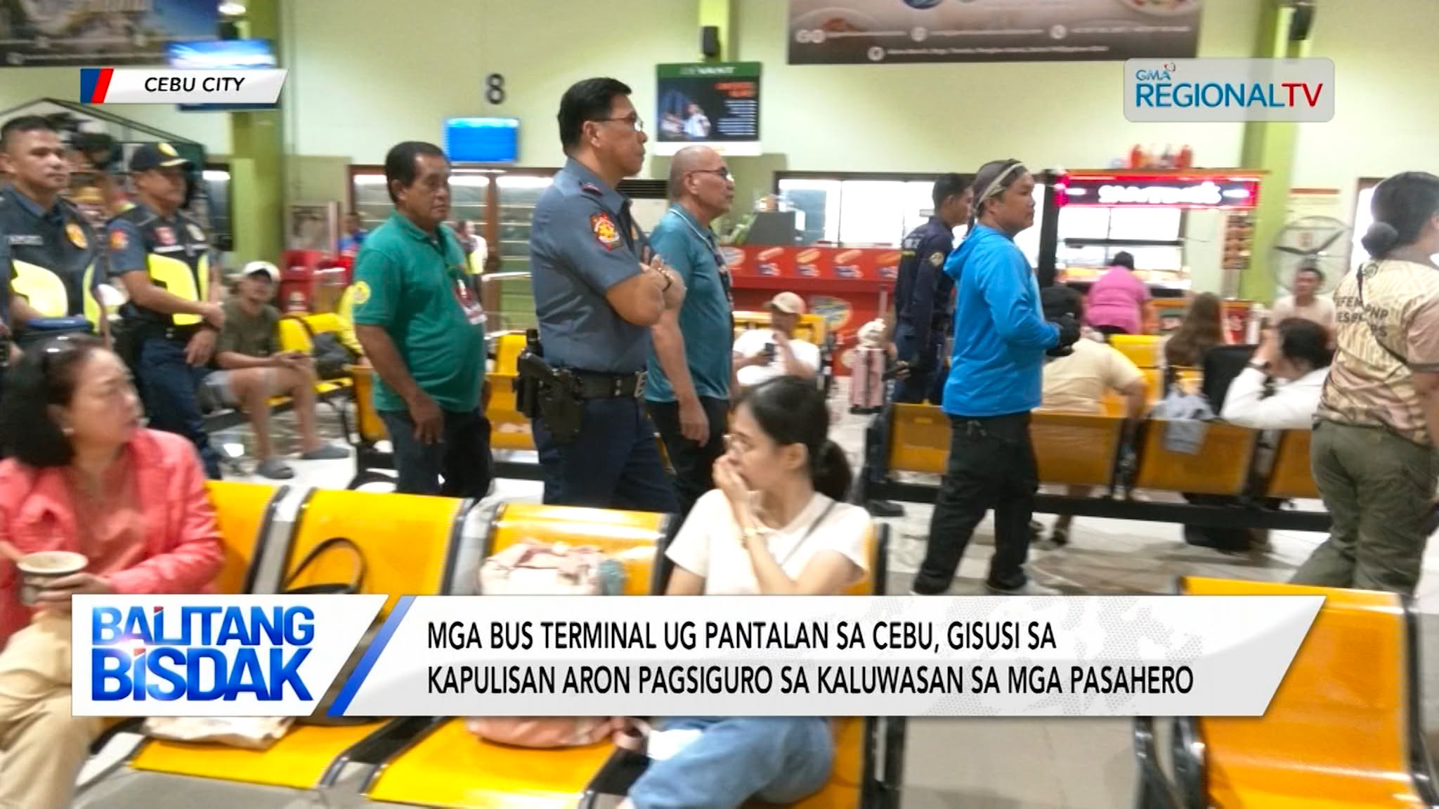 Mga bus terminal ug pantalan sa Cebu, gisusi sa kapulisan