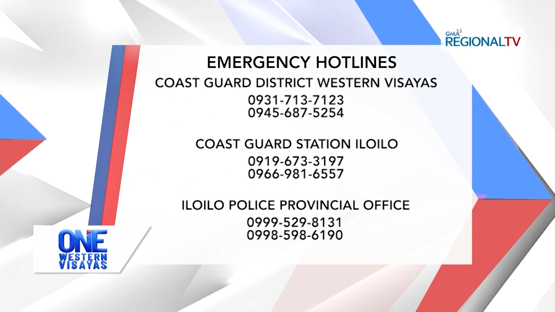 Hotlines nga sarang nga matawgan sa tion sang semana santa