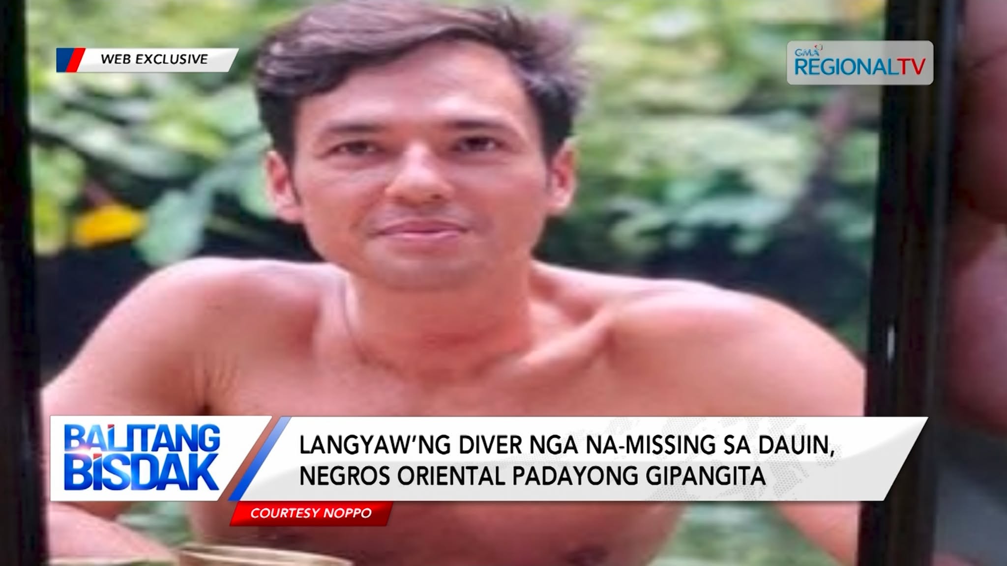 Langyaw’ng diver nga na-missing sa Dauin, Negros Oriental padayong gipangita