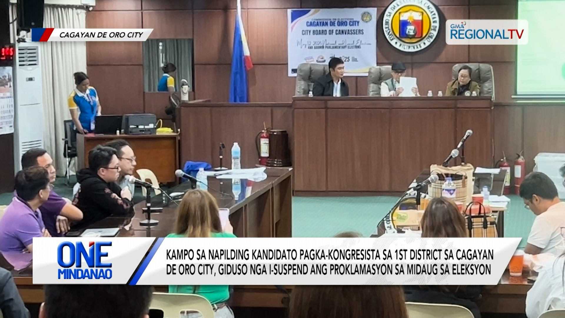 City Board of Canvassers, gipadayon ang proklamasyon sa midaug sa CDO