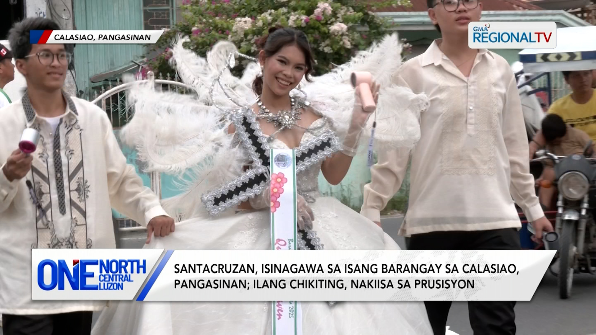 Santacruzan, isinagawa sa isang barangay sa Calasiao, Pangasinan