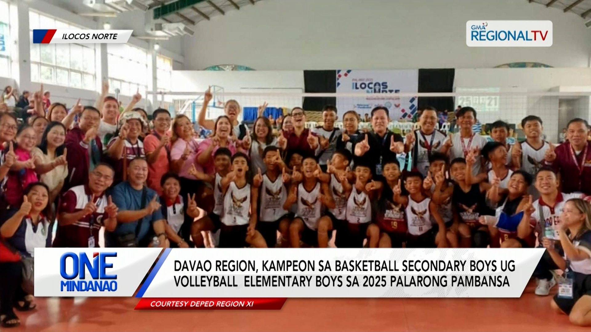 Davao Region, Kampeon sa basketball ug volleyball sa 2025 Palarong Pambansa