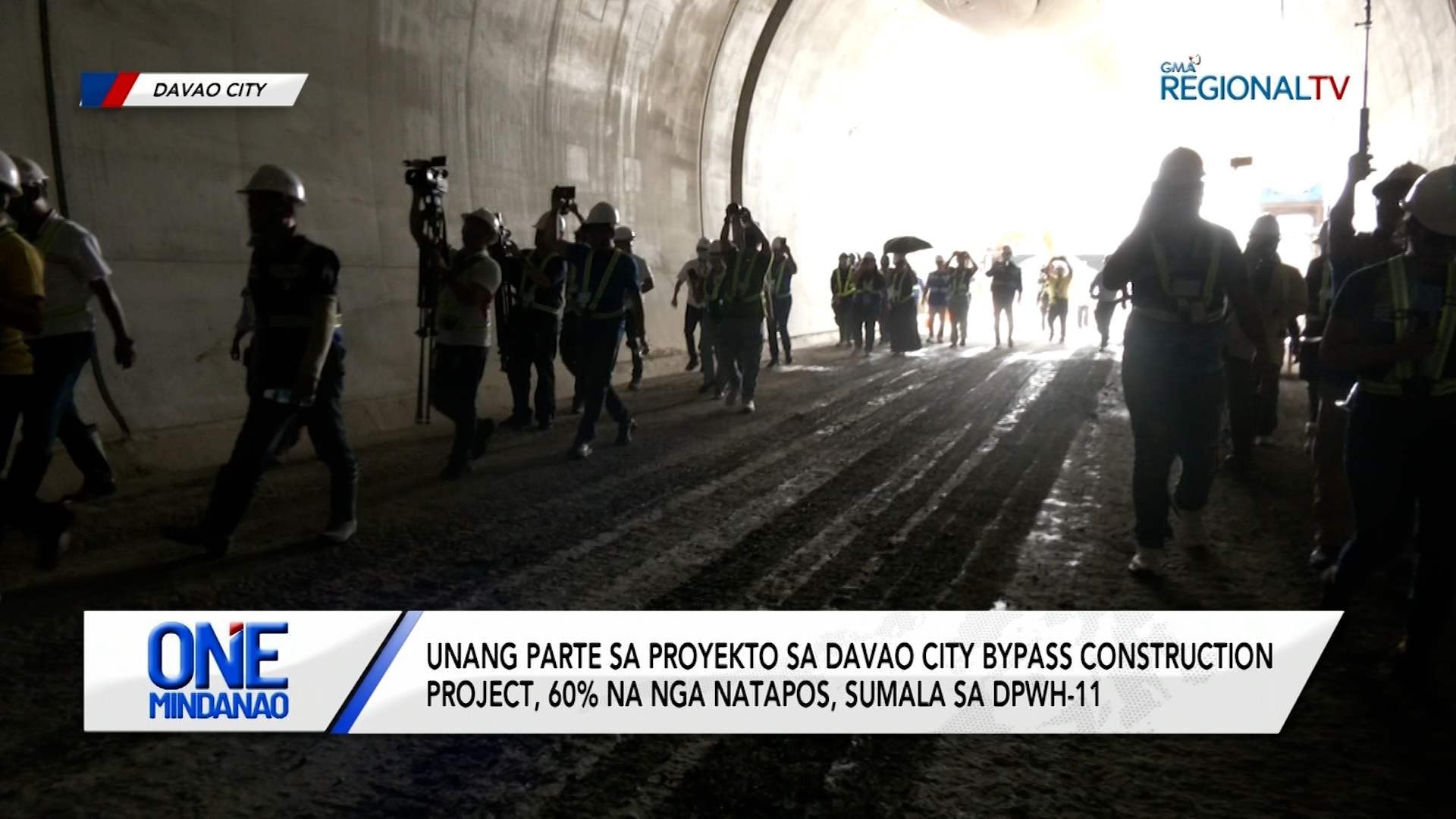 Unang parte  sa Davao City Bypass Construction Project, 60% na nga natapos