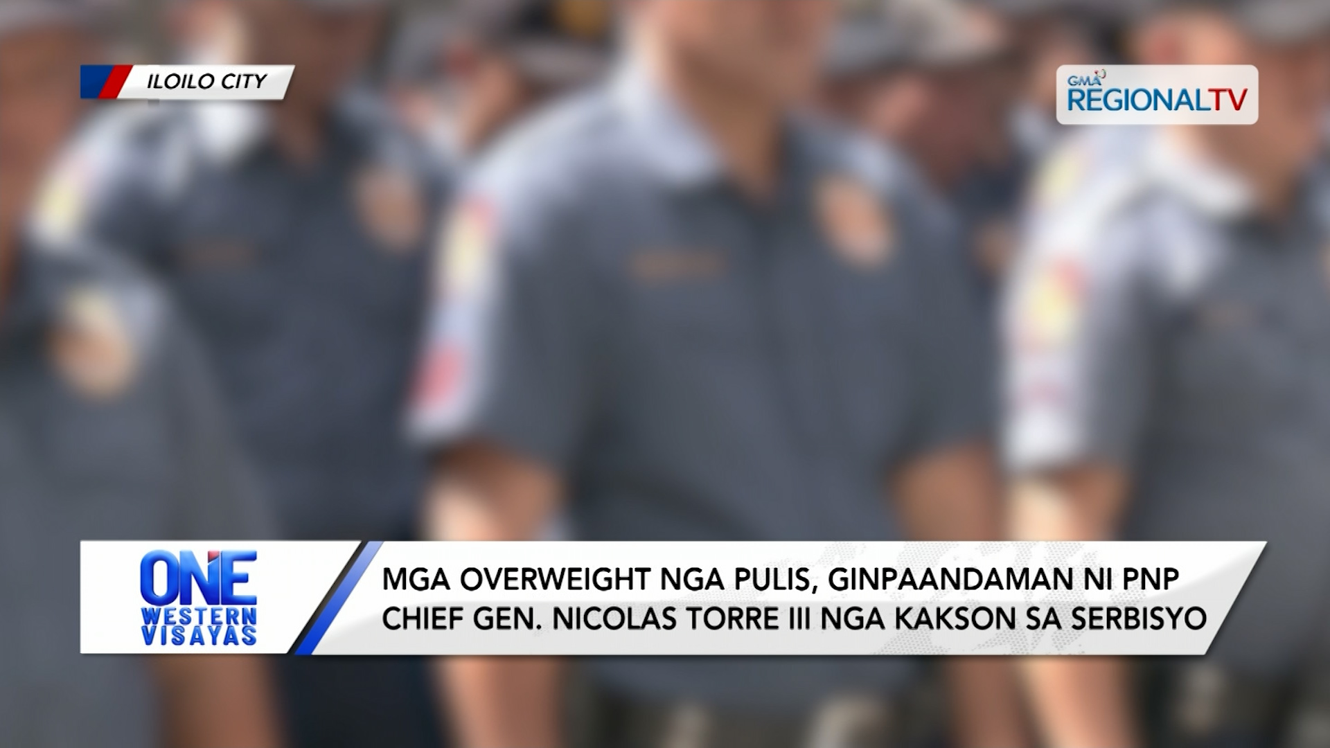 Mga overweight nga pulis, ginpaandaman ni PNP Chief Gen. Nicolas Torre III