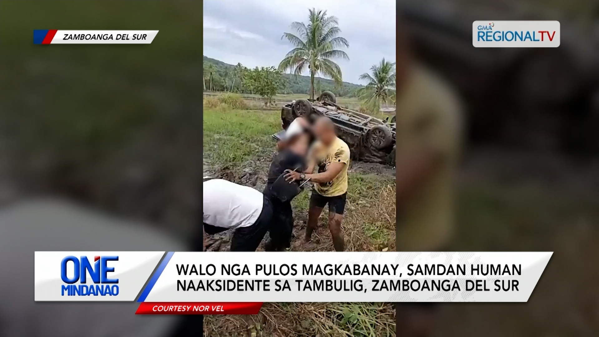 Walo nga pulos magkabanay, samdan human naaksidente sa Zamboanga del Sur