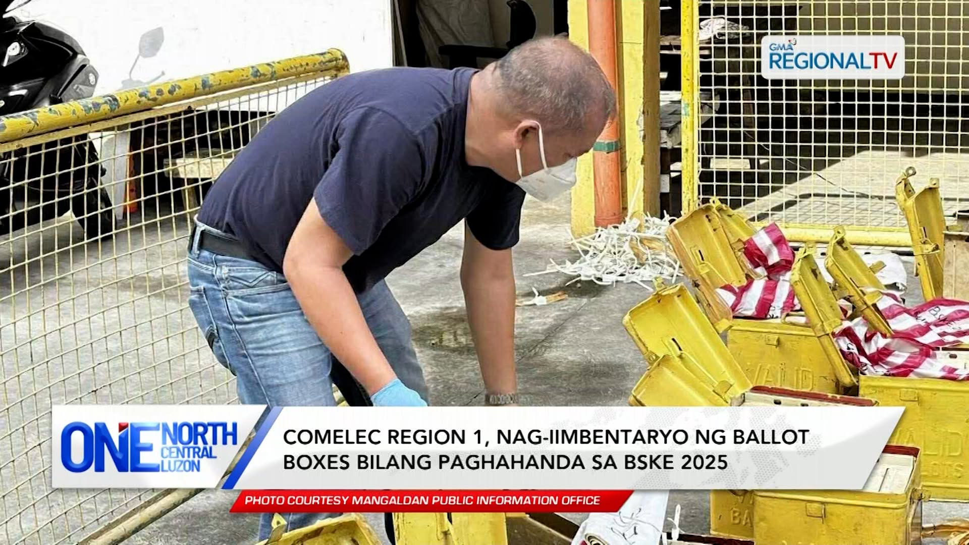 Comelec Region 1, nag-iimbentaryo ng ballot boxes bilang paghahanda sa BSKE