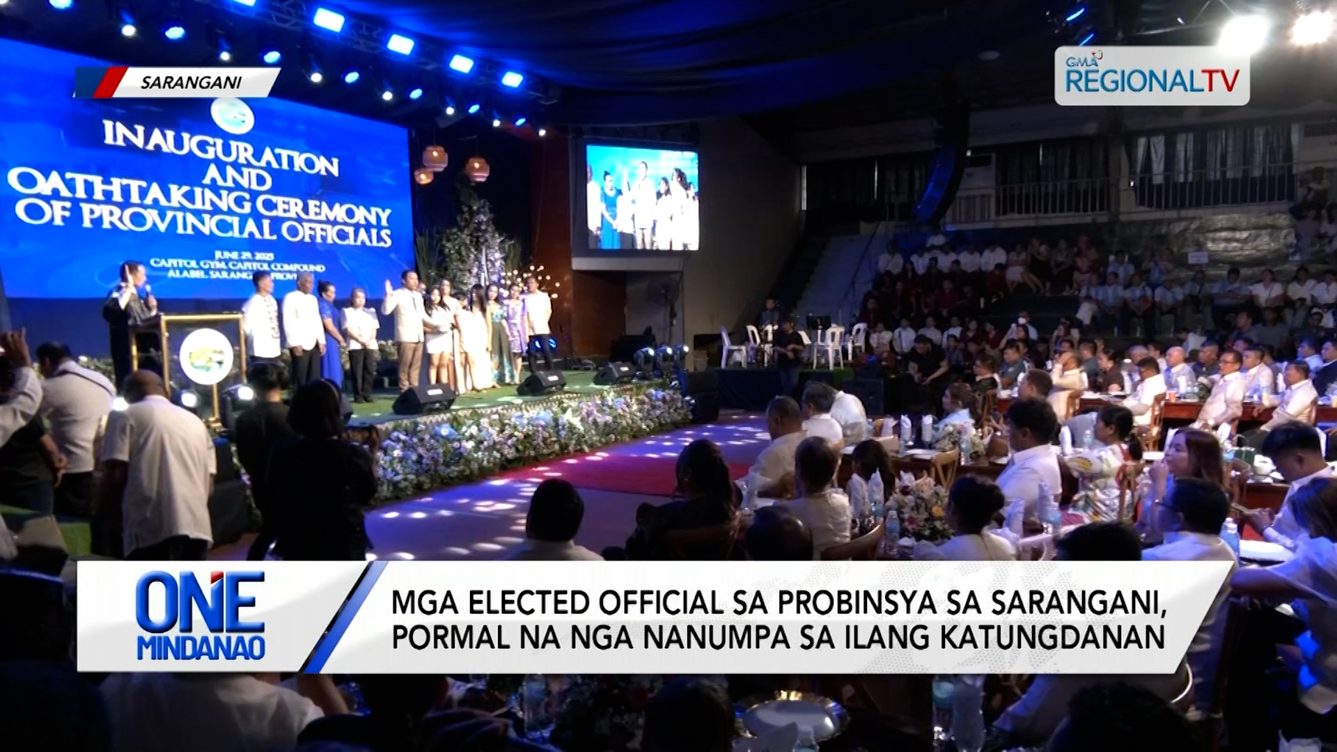 Mga elected official sa Sarangani, pormal na nga nanumpa sa ilang katungdanan