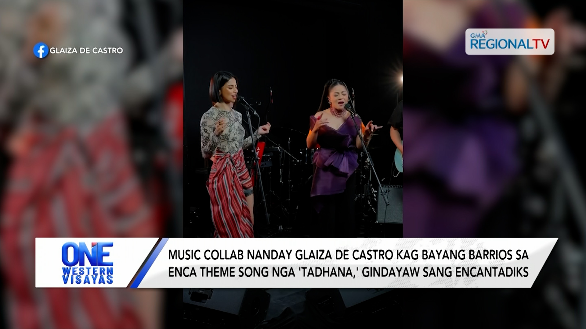 Music collab nanday Glaiza de Castro kag Bayang Barrios sa Enca theme song