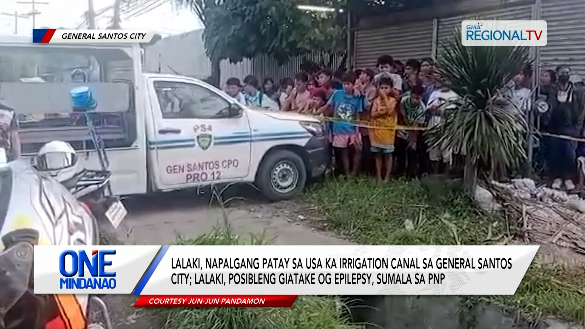 Lalaki, napalgang patay sa usa ka irrigation canal sa General Santos City